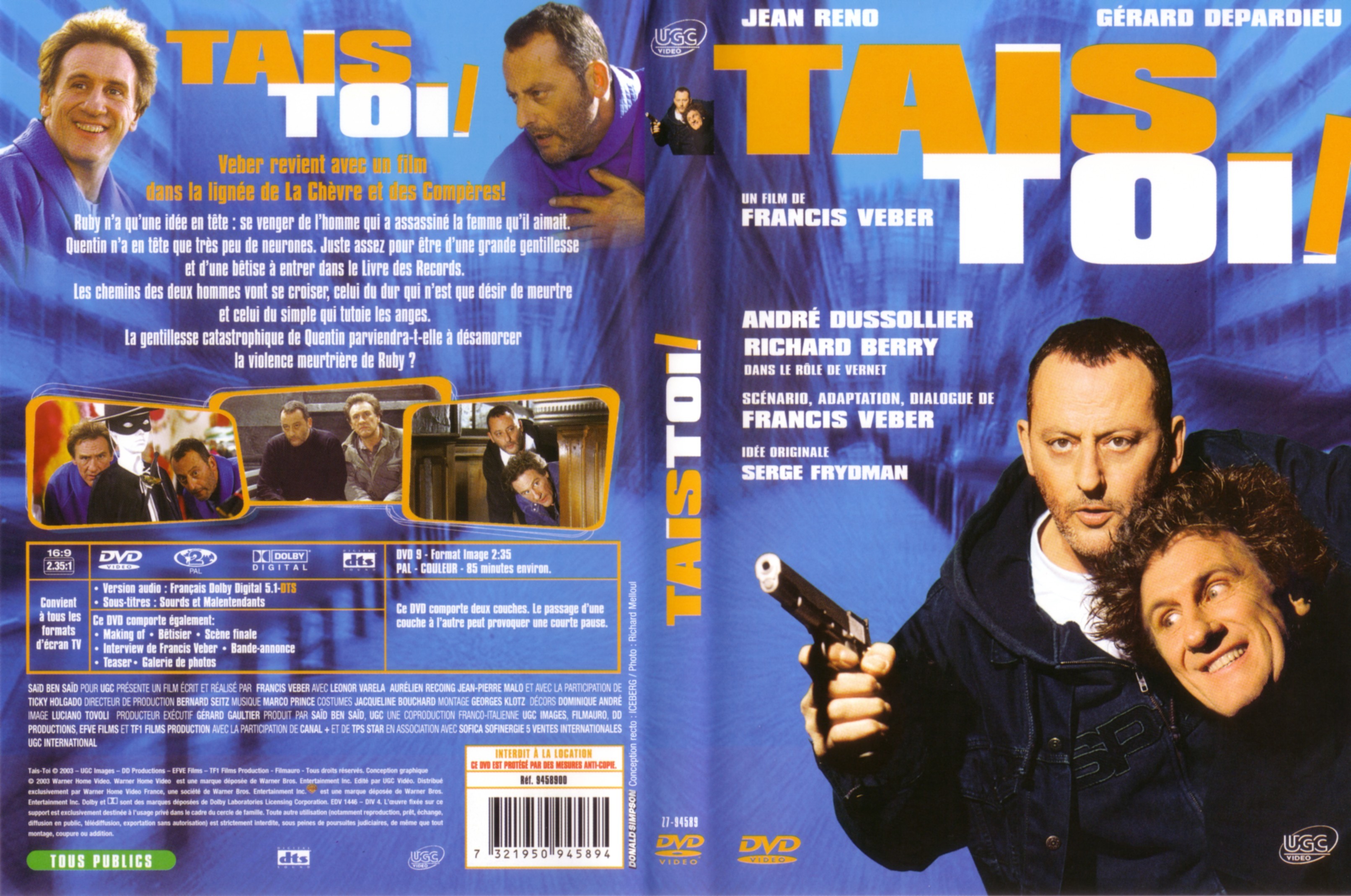 Jaquette DVD Tais toi v2