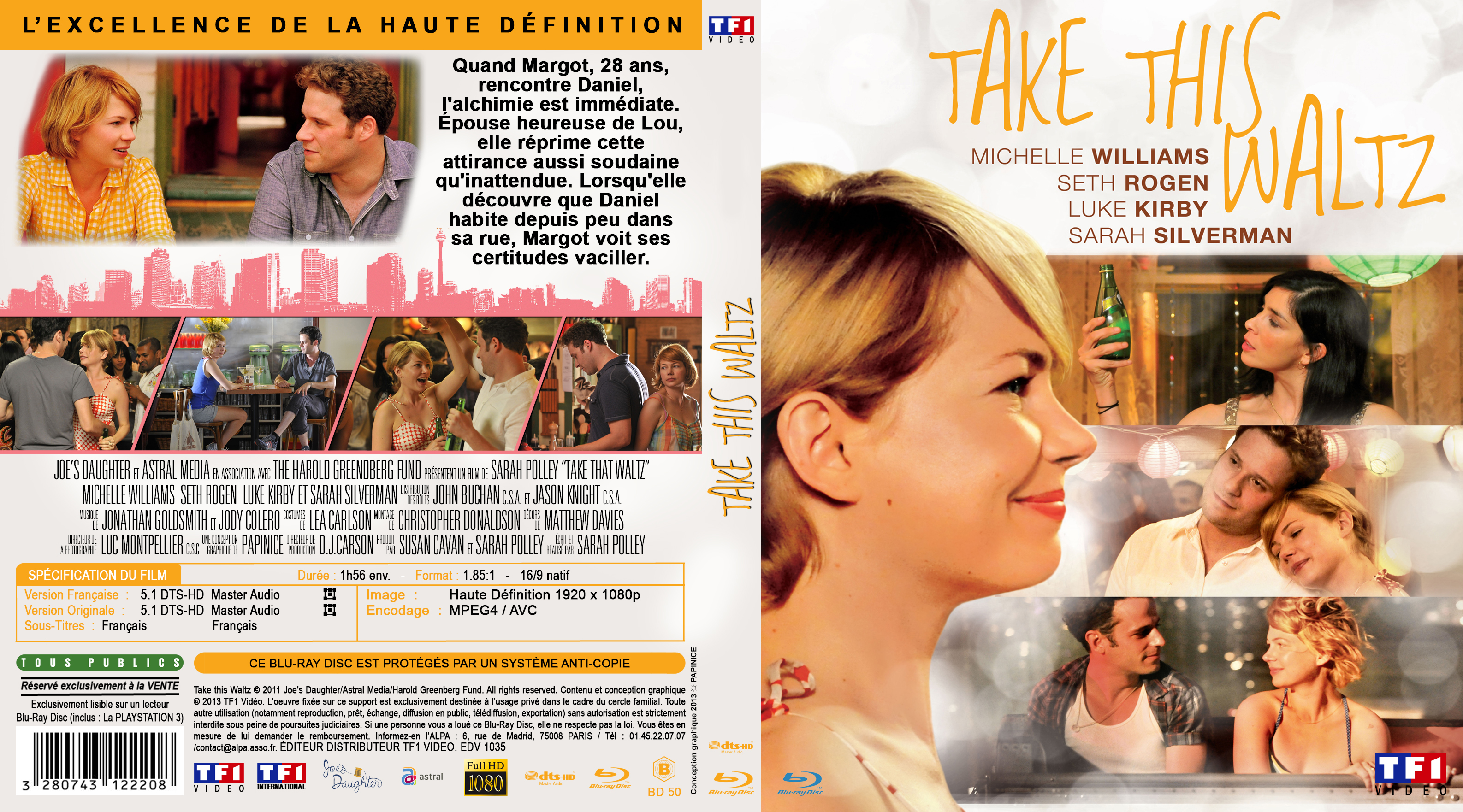Jaquette DVD Take this waltz custom (BLU-RAY)