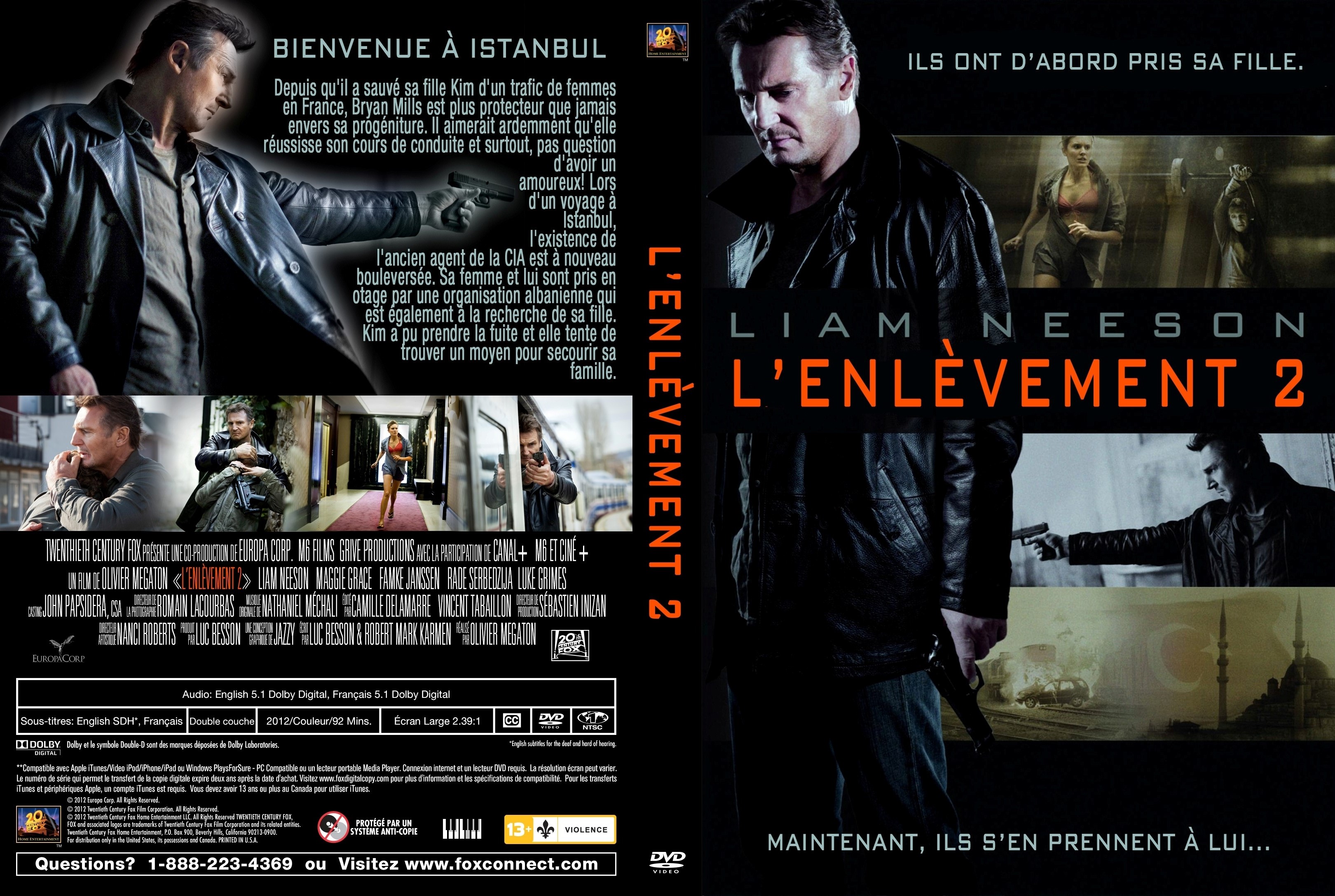 Jaquette DVD Taken 2 - L