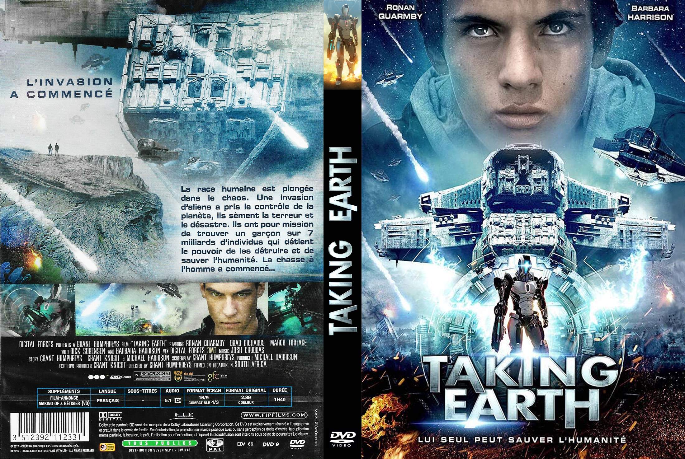 Jaquette DVD Taking earth custom