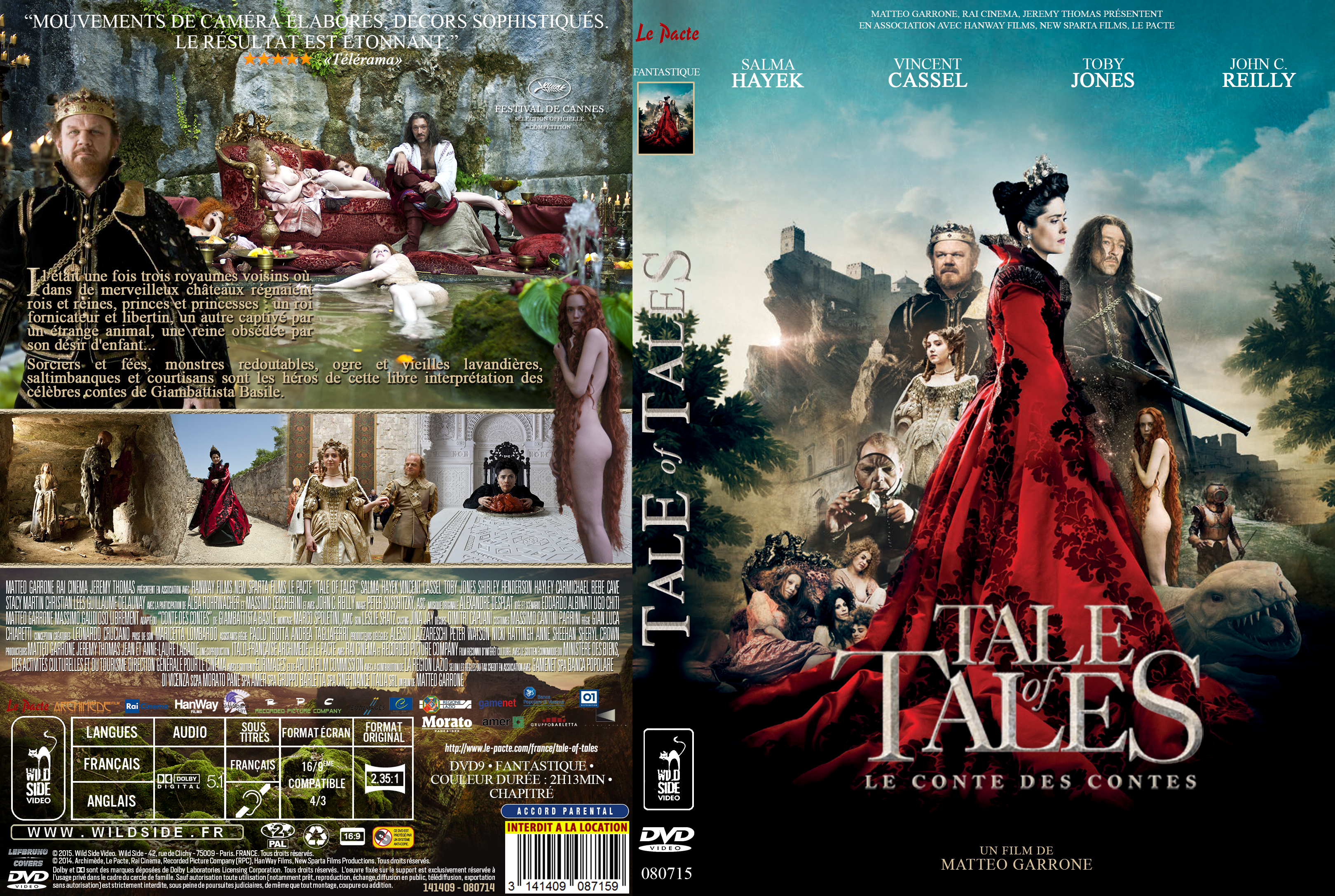 Jaquette DVD Tale of Tales custom