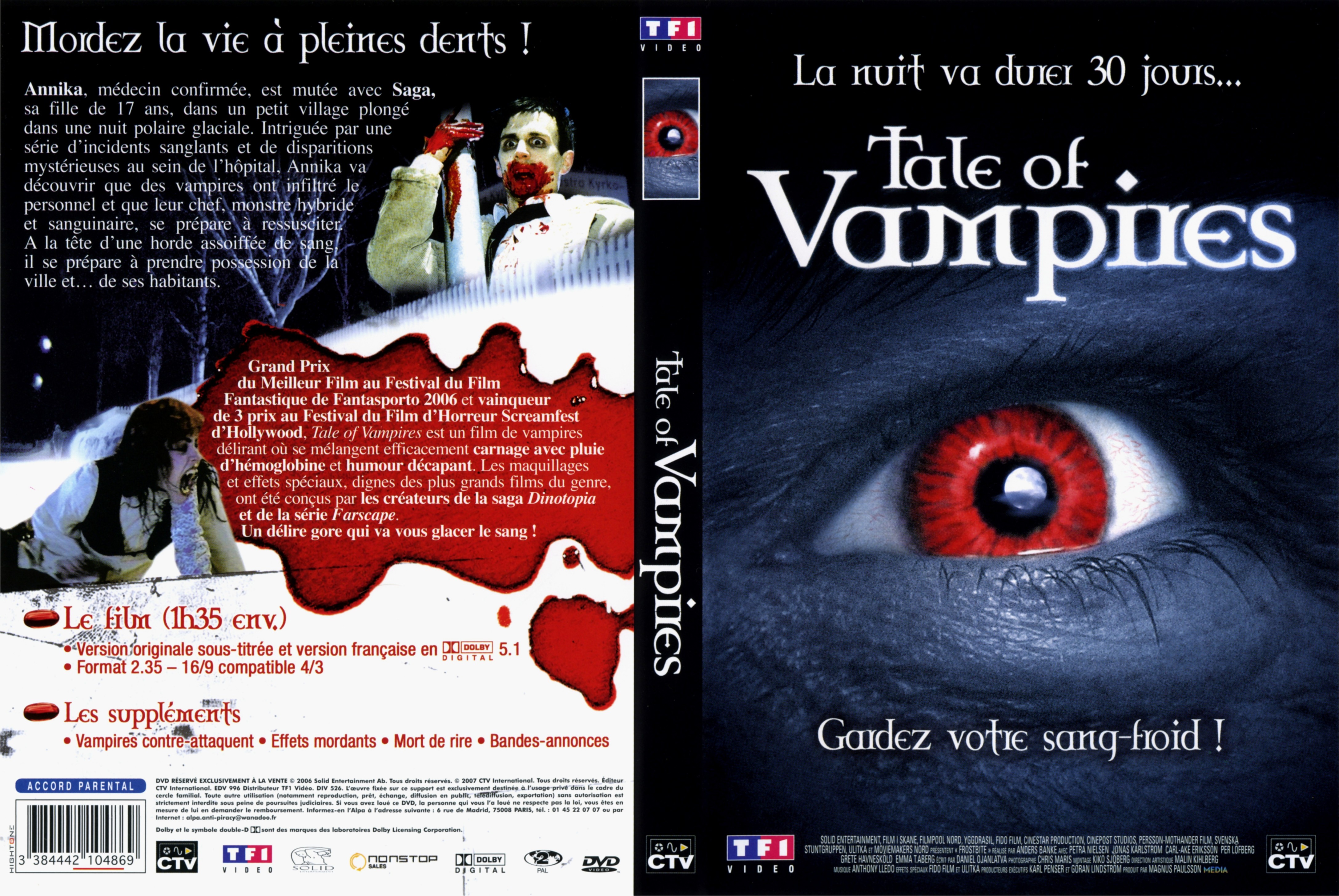 Jaquette DVD Tale of vampires