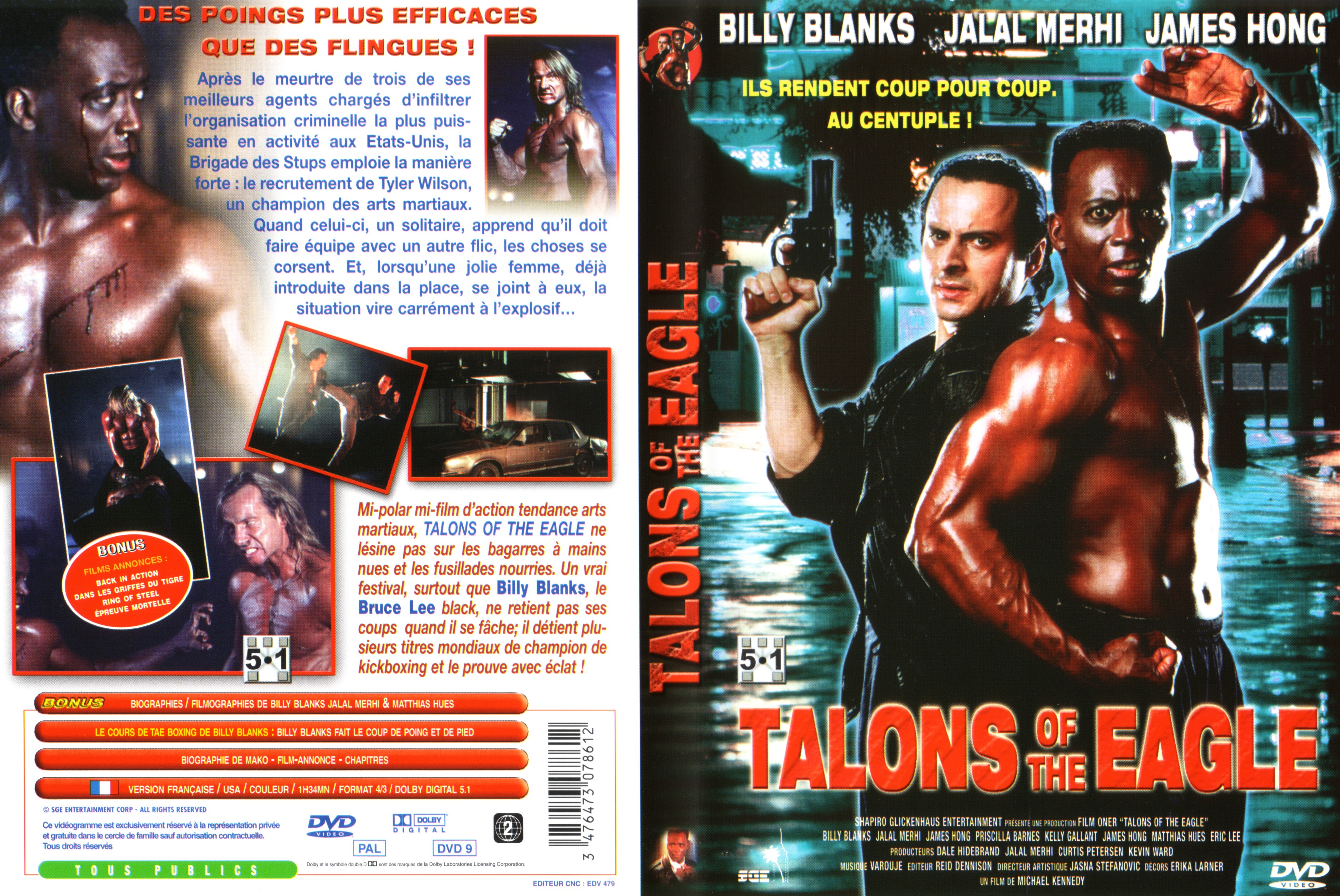 Jaquette DVD Talons of the eagle