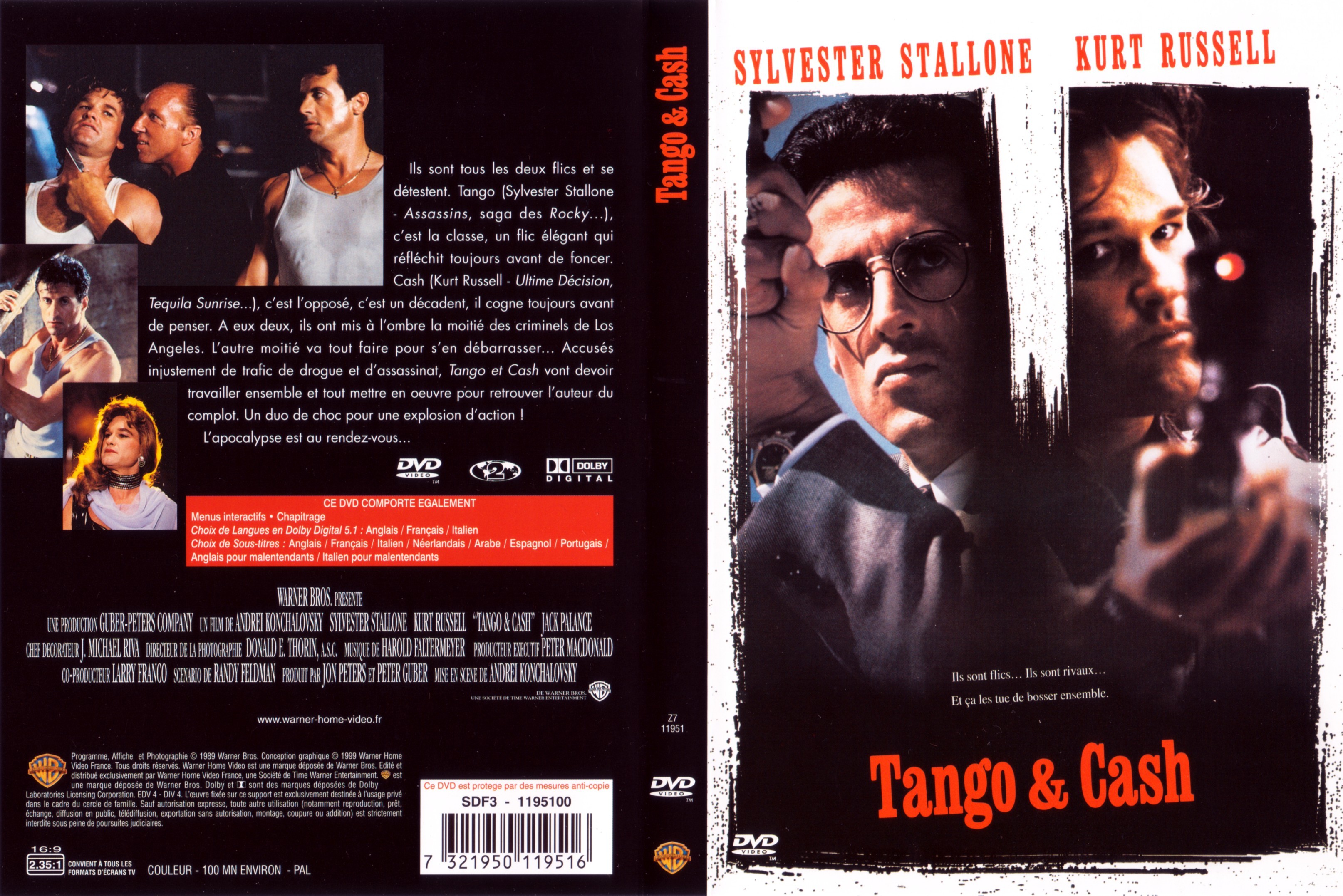 Jaquette DVD Tango et Cash