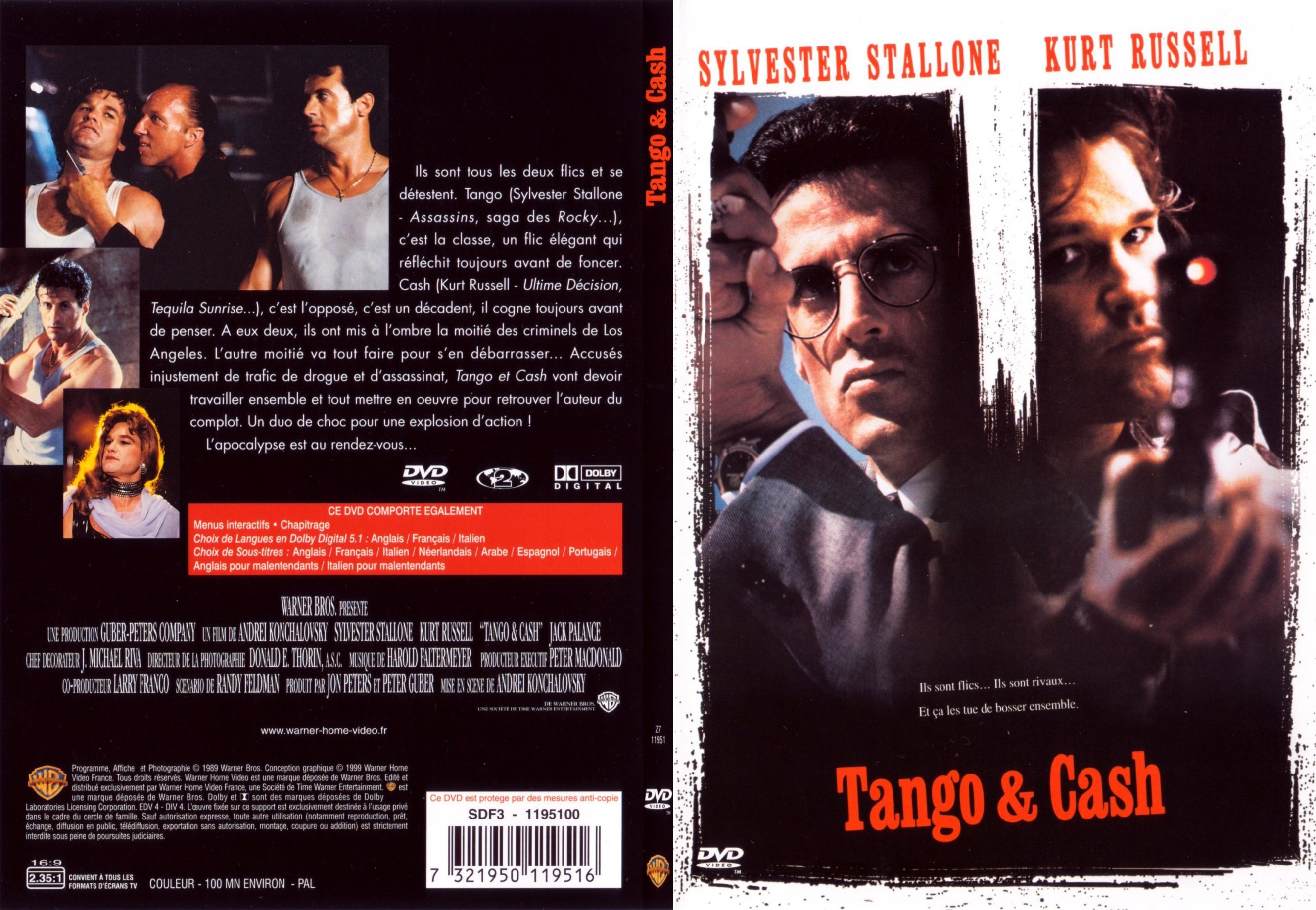 Jaquette DVD Tango et Cash - SLIM