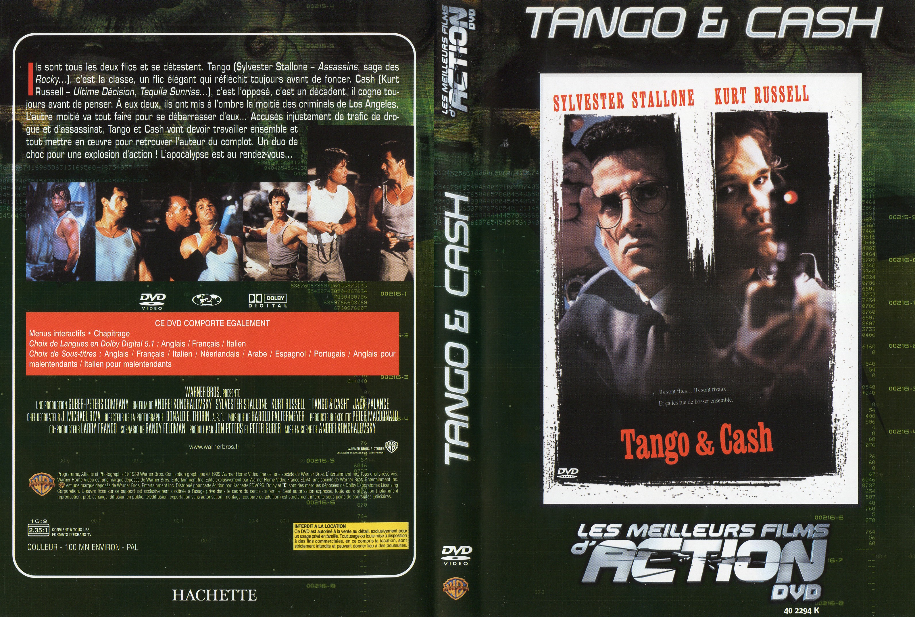Jaquette DVD Tango et Cash v2