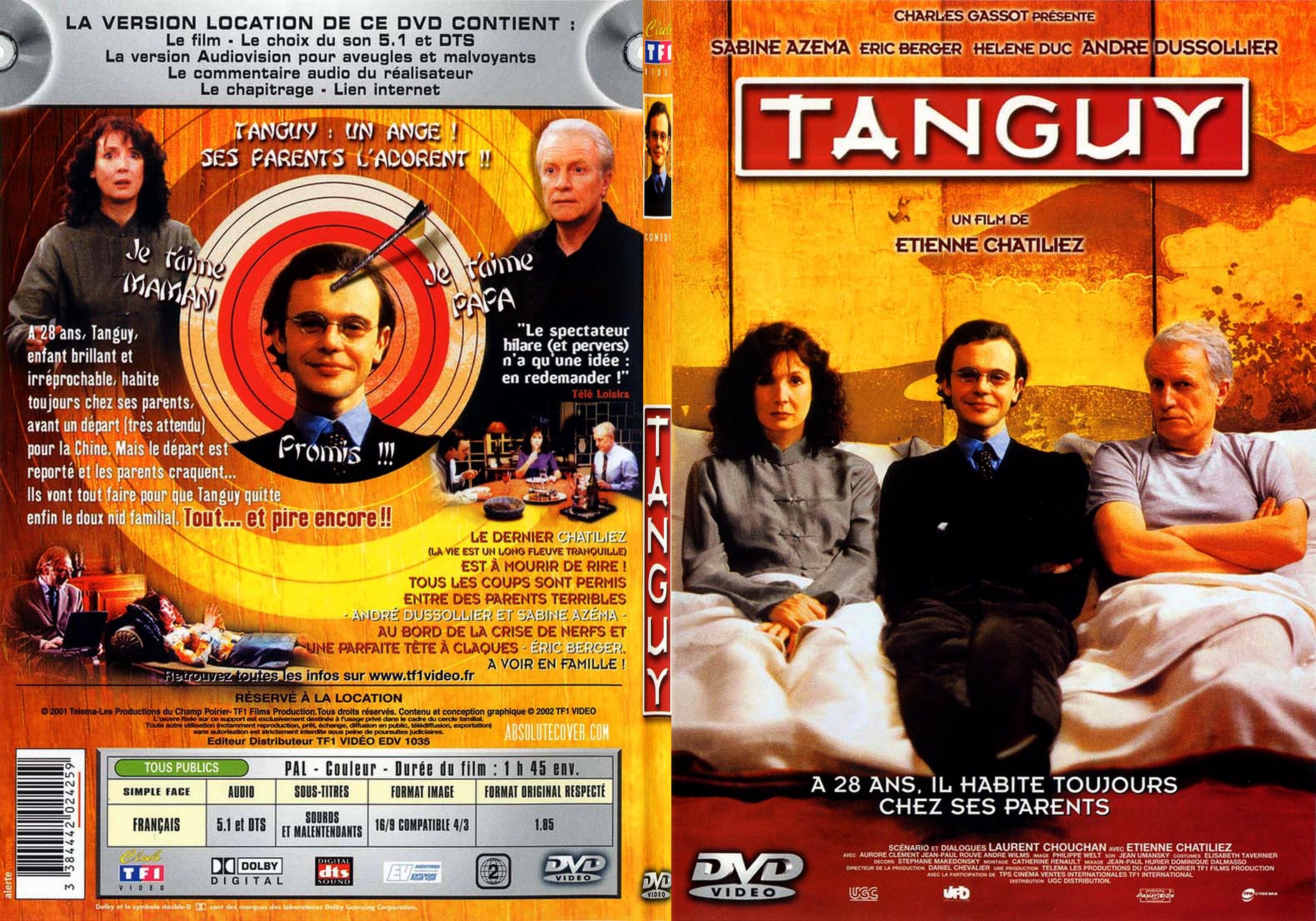 Jaquette DVD Tanguy - SLIM