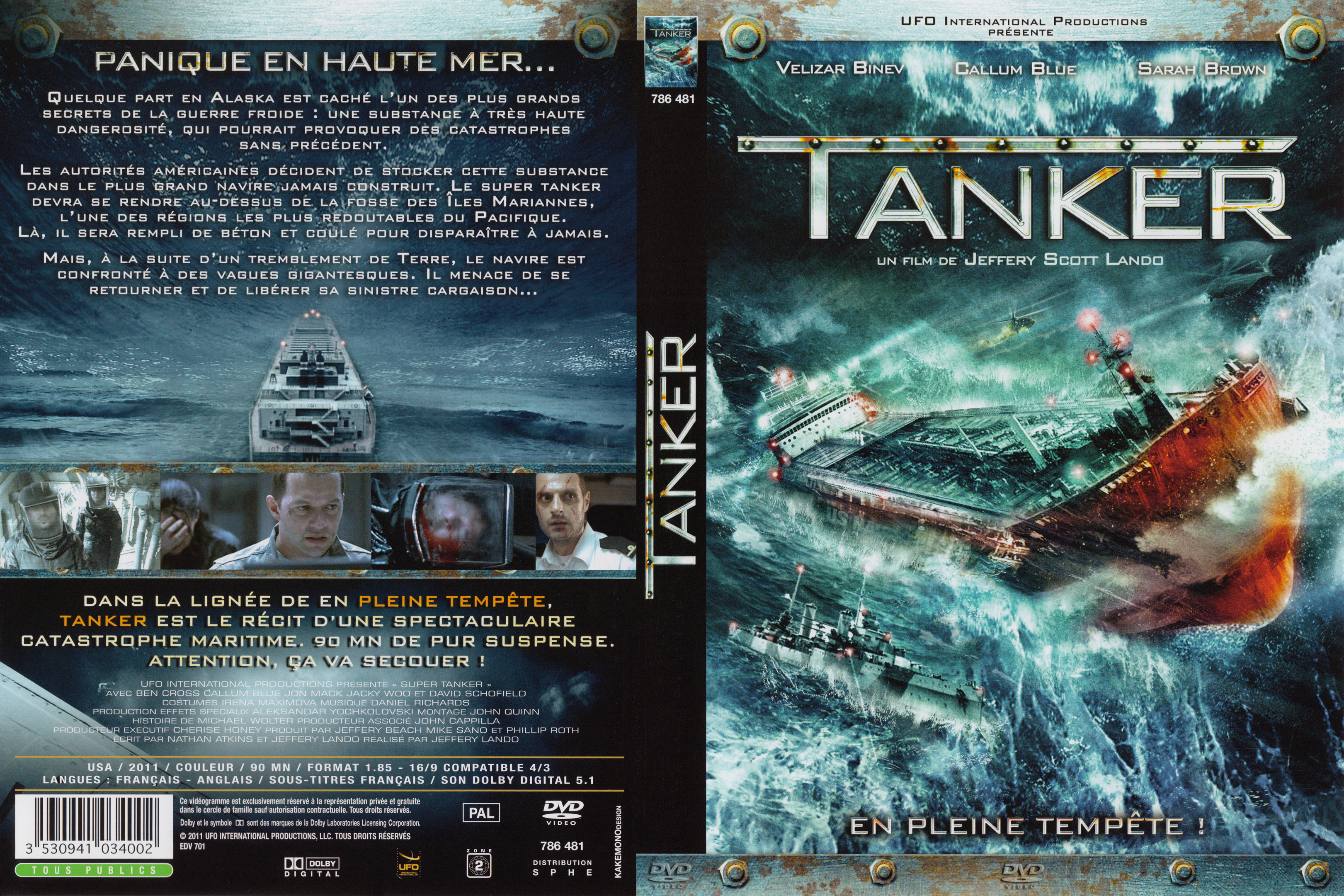 Jaquette DVD Tanker