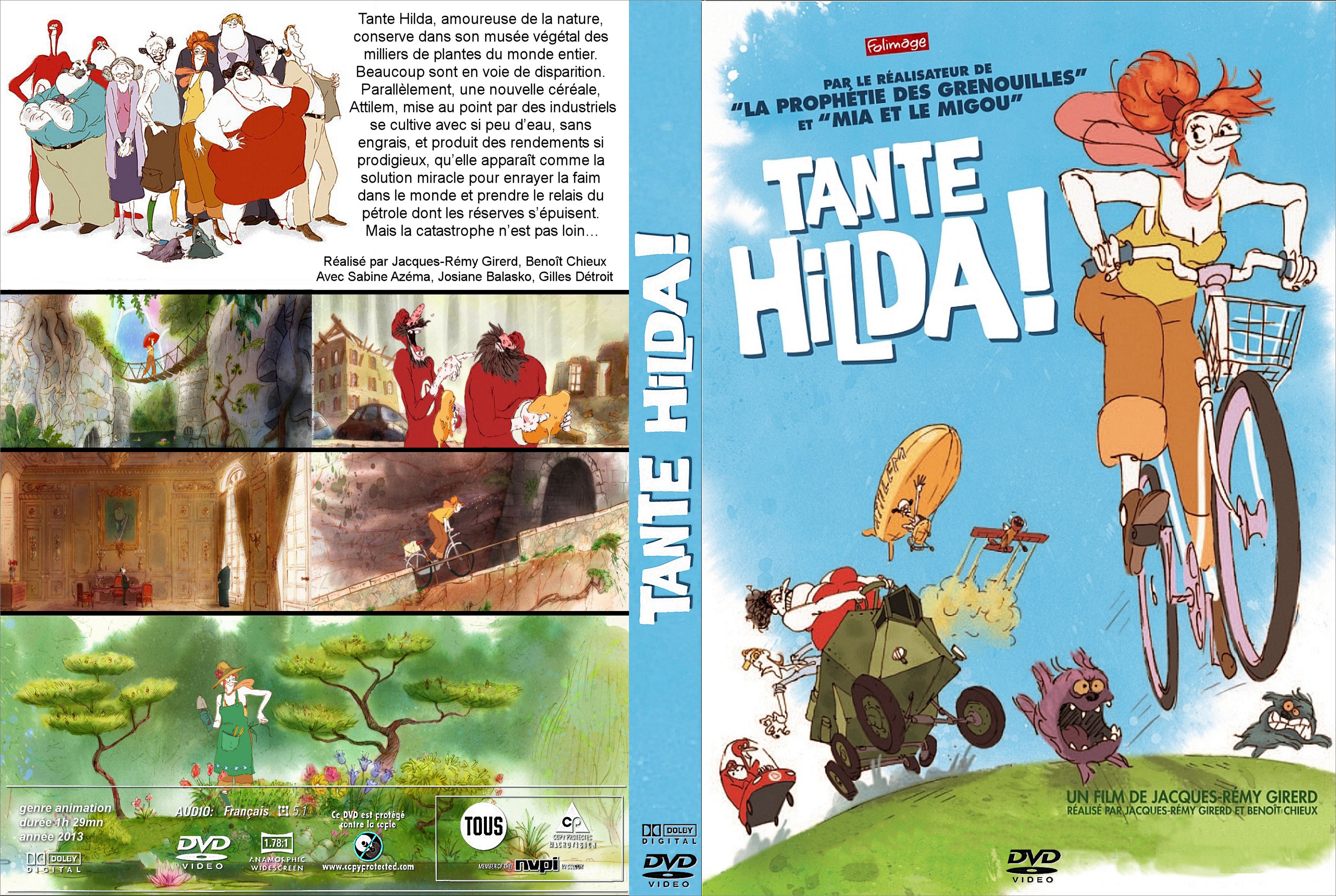 Jaquette DVD Tante Hilda ! custom