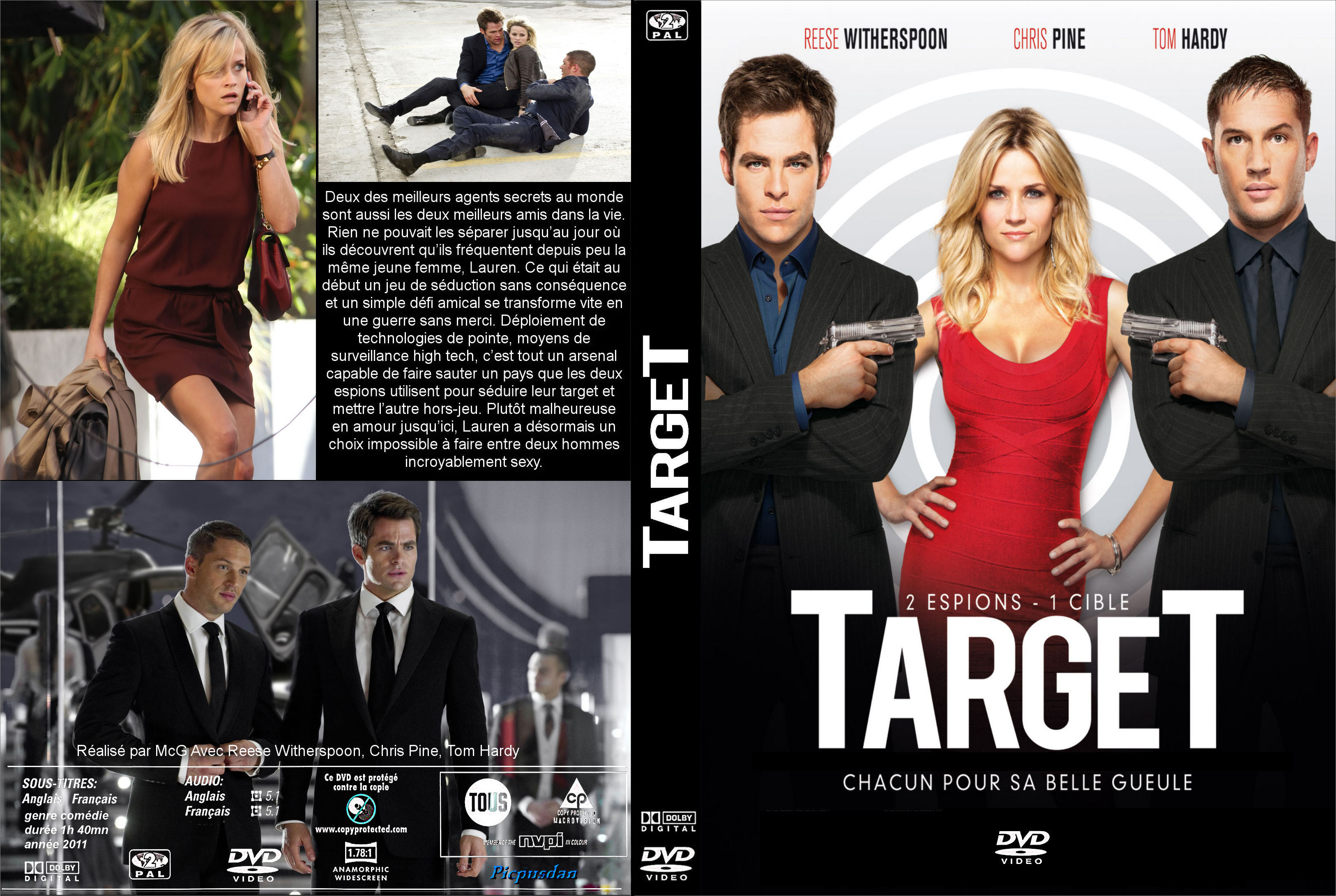 Jaquette DVD Target (2011) custom