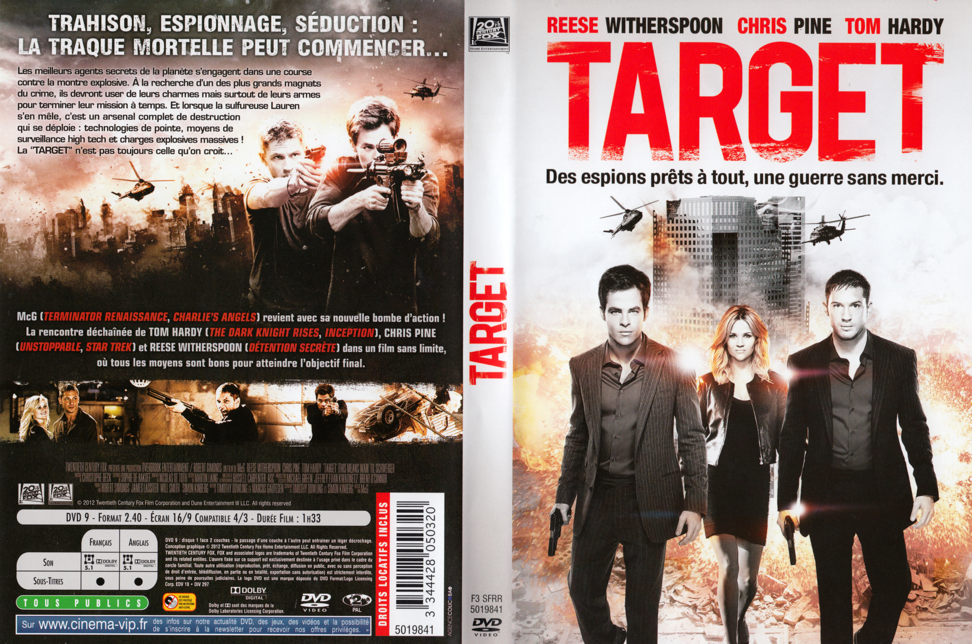 Jaquette DVD Target (2011) v2