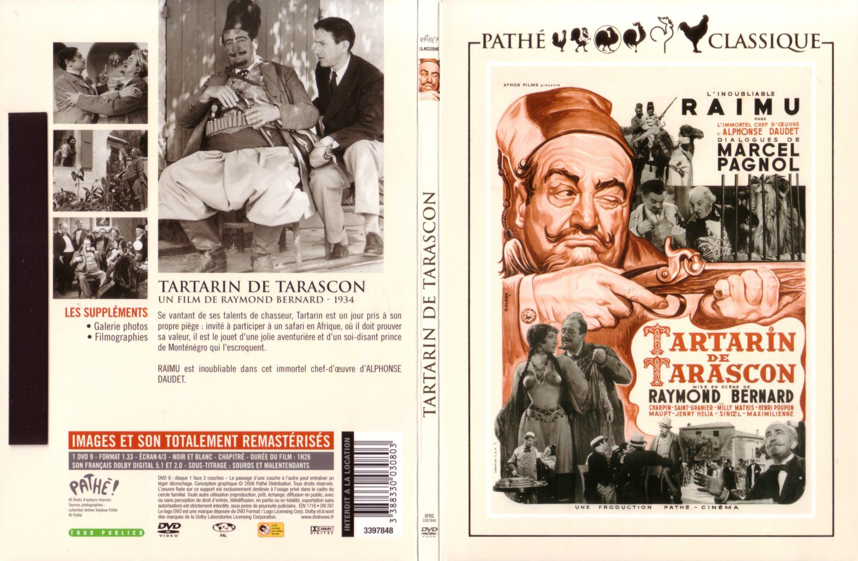 Jaquette DVD Tartarin de Tarascon