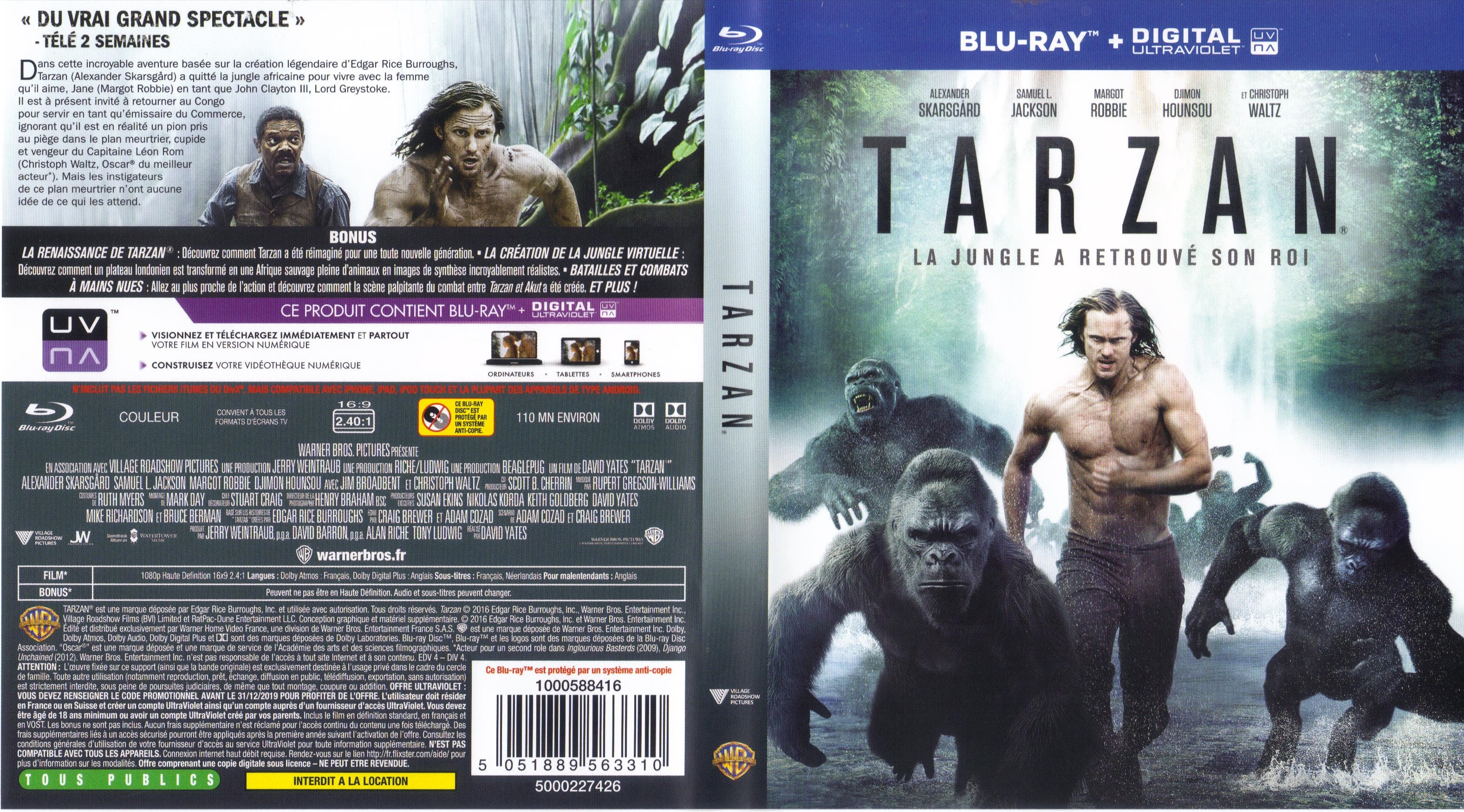Jaquette DVD Tarzan (2016) (BLU-RAY)