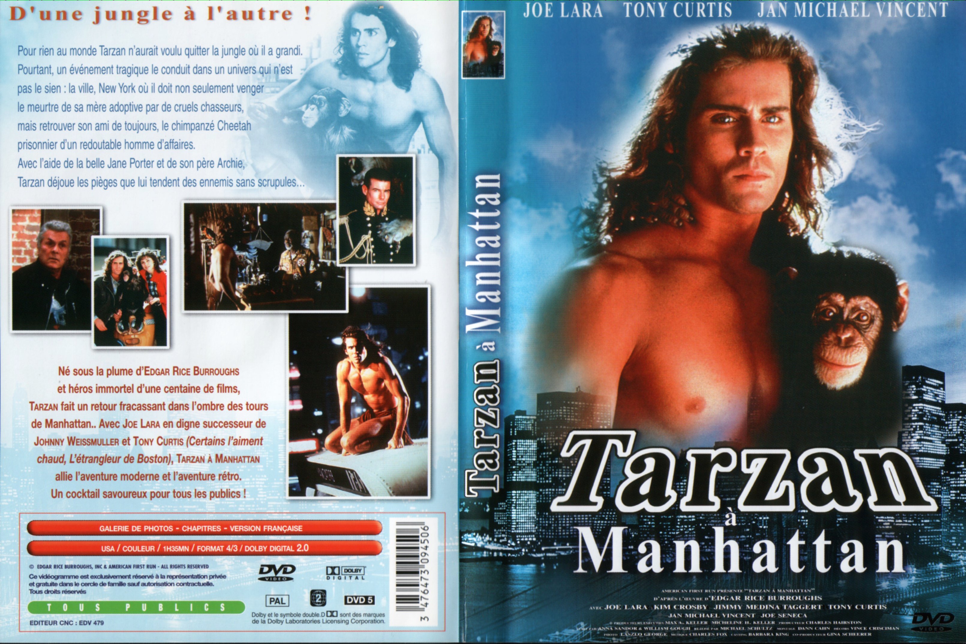 Jaquette DVD Tarzan  manhattan