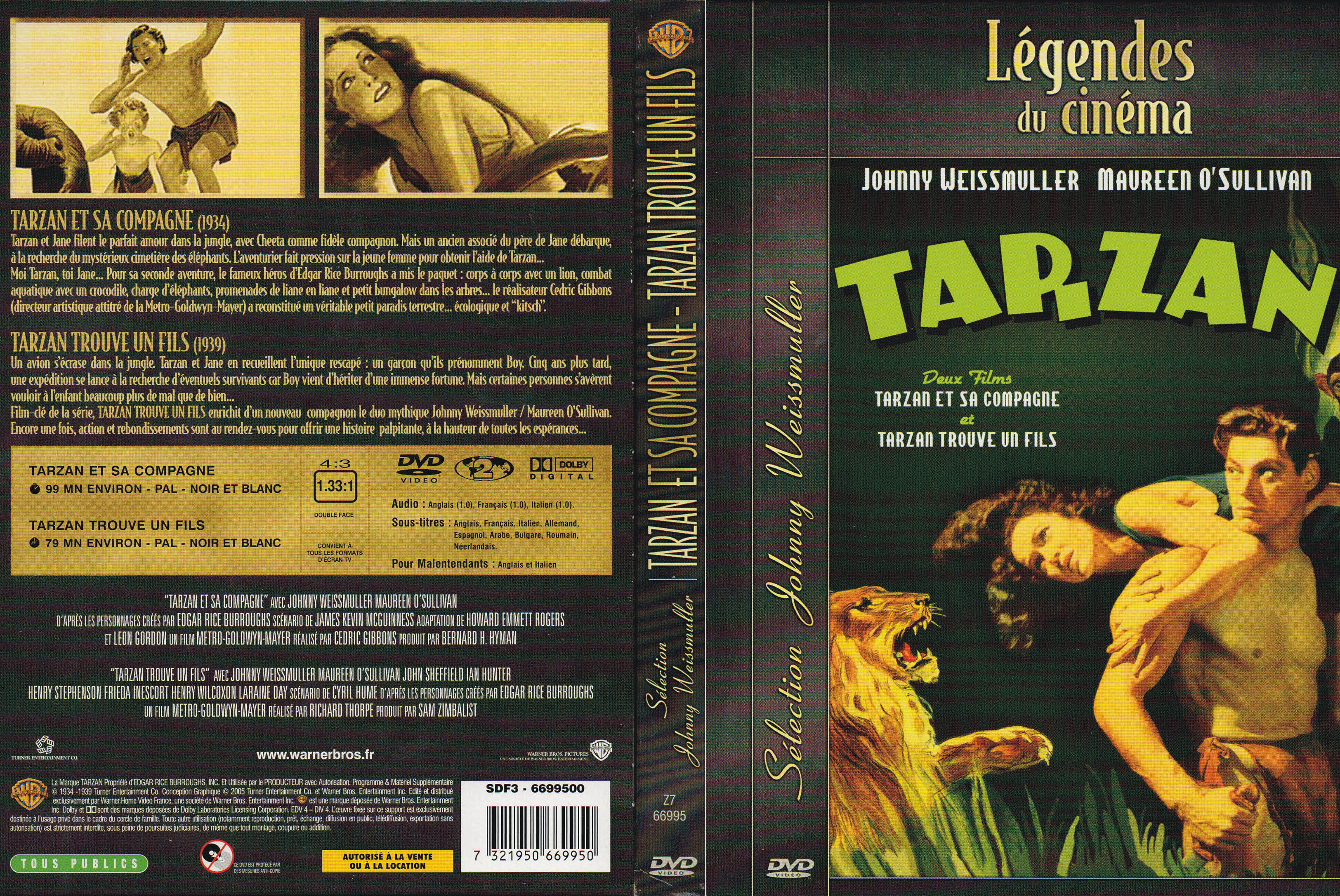 Jaquette DVD Tarzan et sa compagne - Tarzan trouve un fils