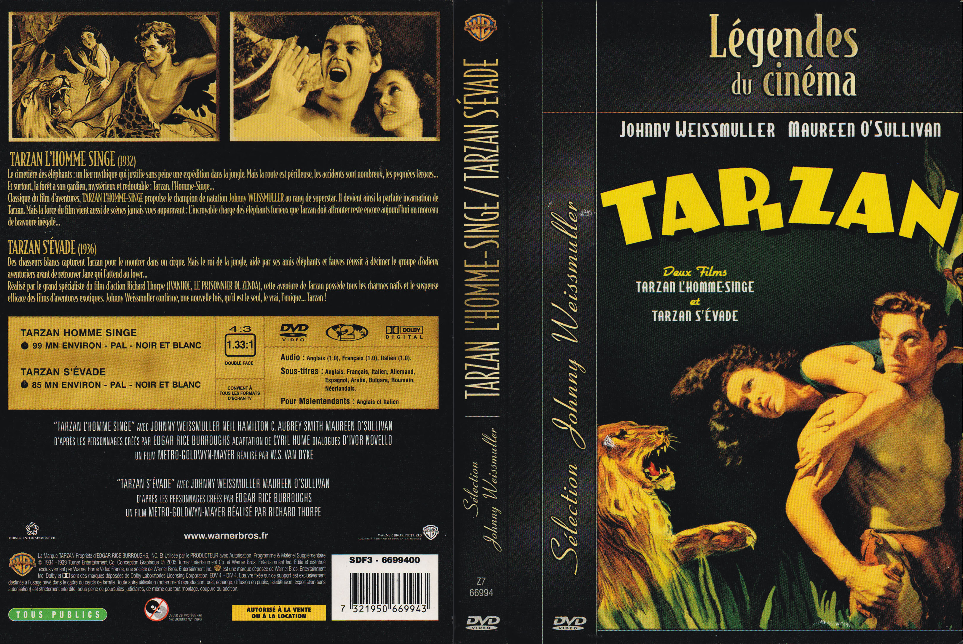 Jaquette DVD Tarzan l