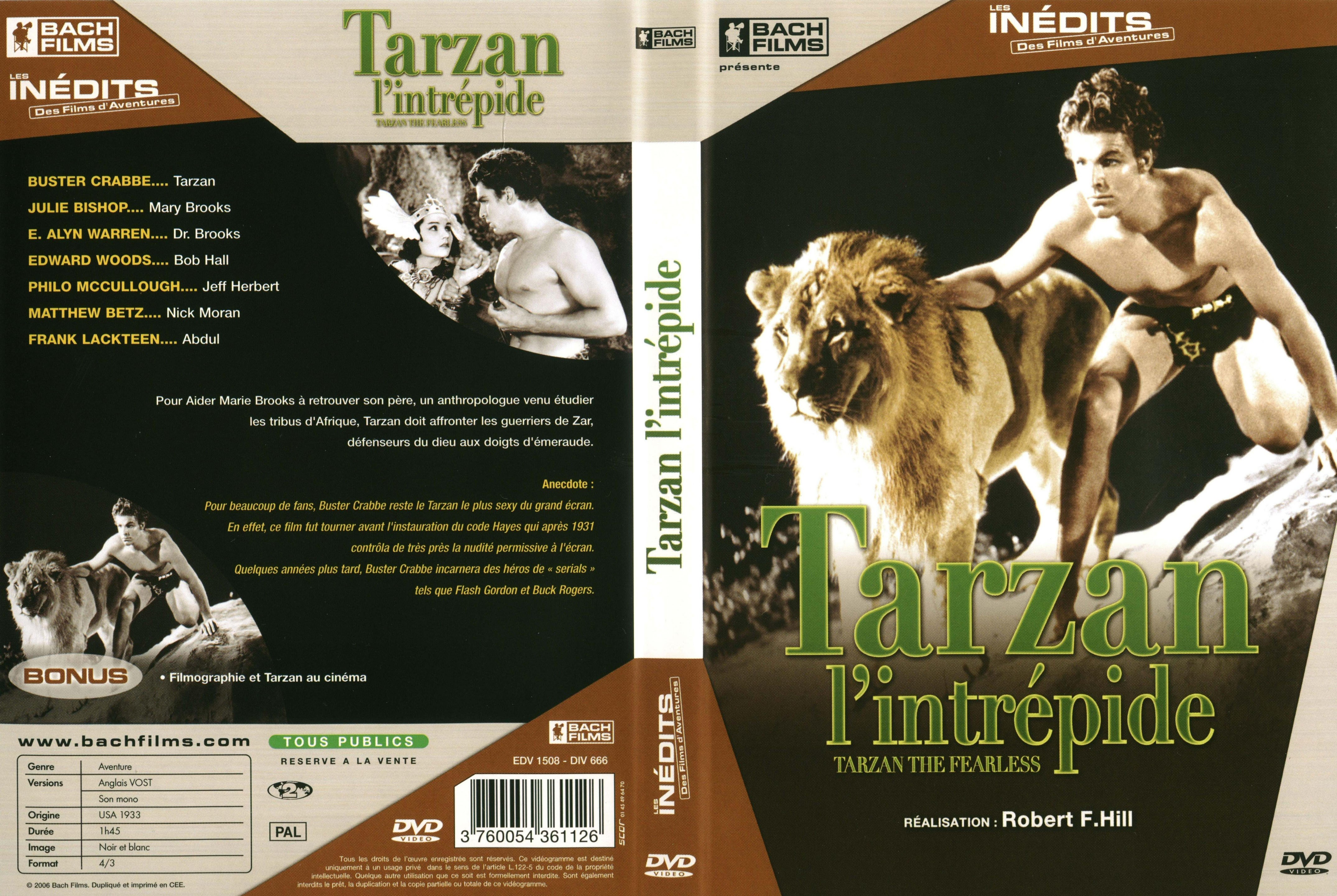 Jaquette DVD Tarzan l