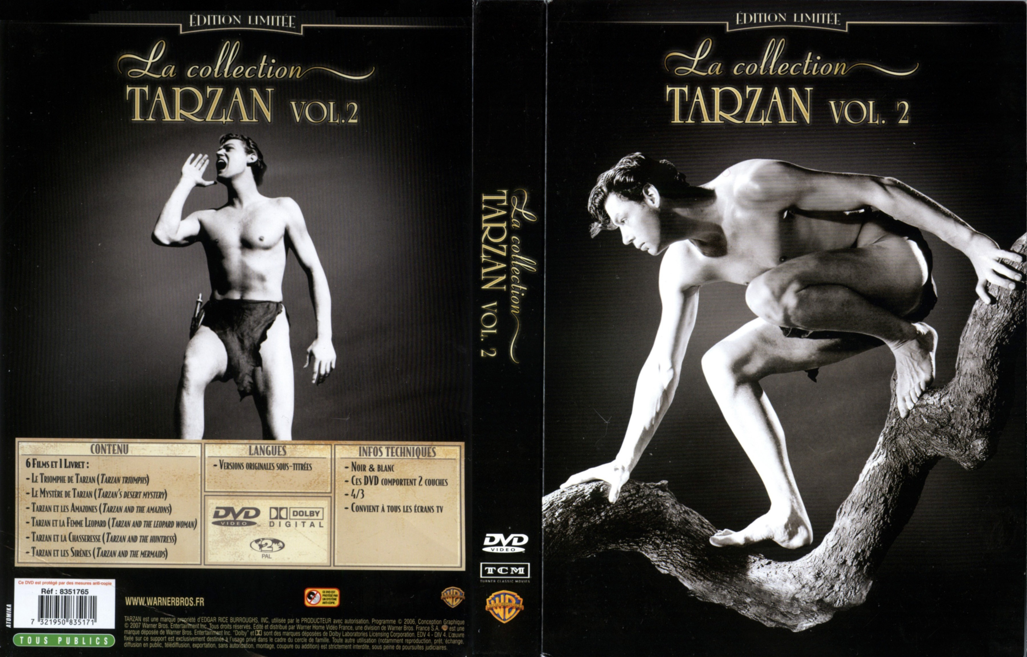 Jaquette DVD Tarzan la collection COFFRET vol 02