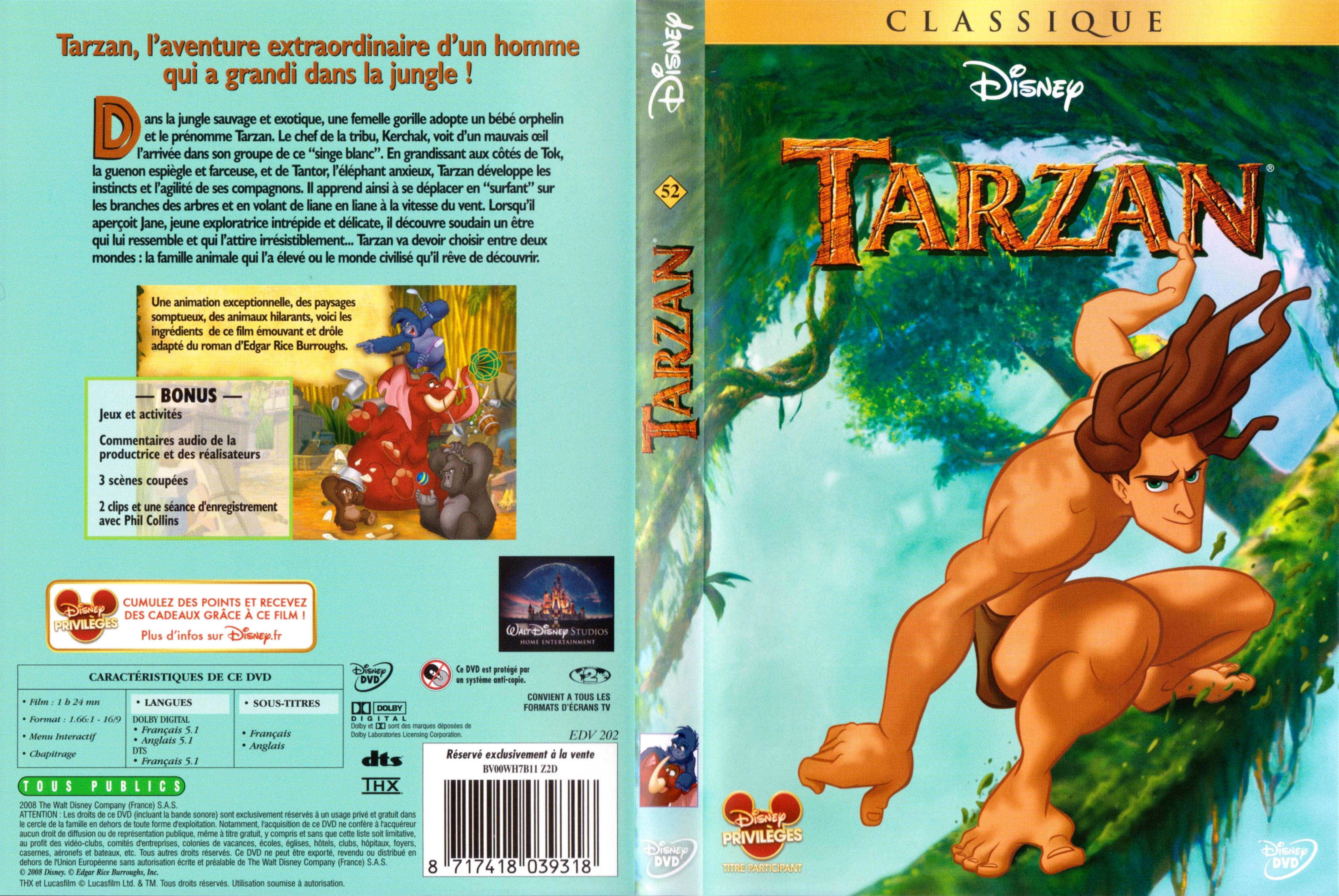 Jaquette DVD Tarzan v3