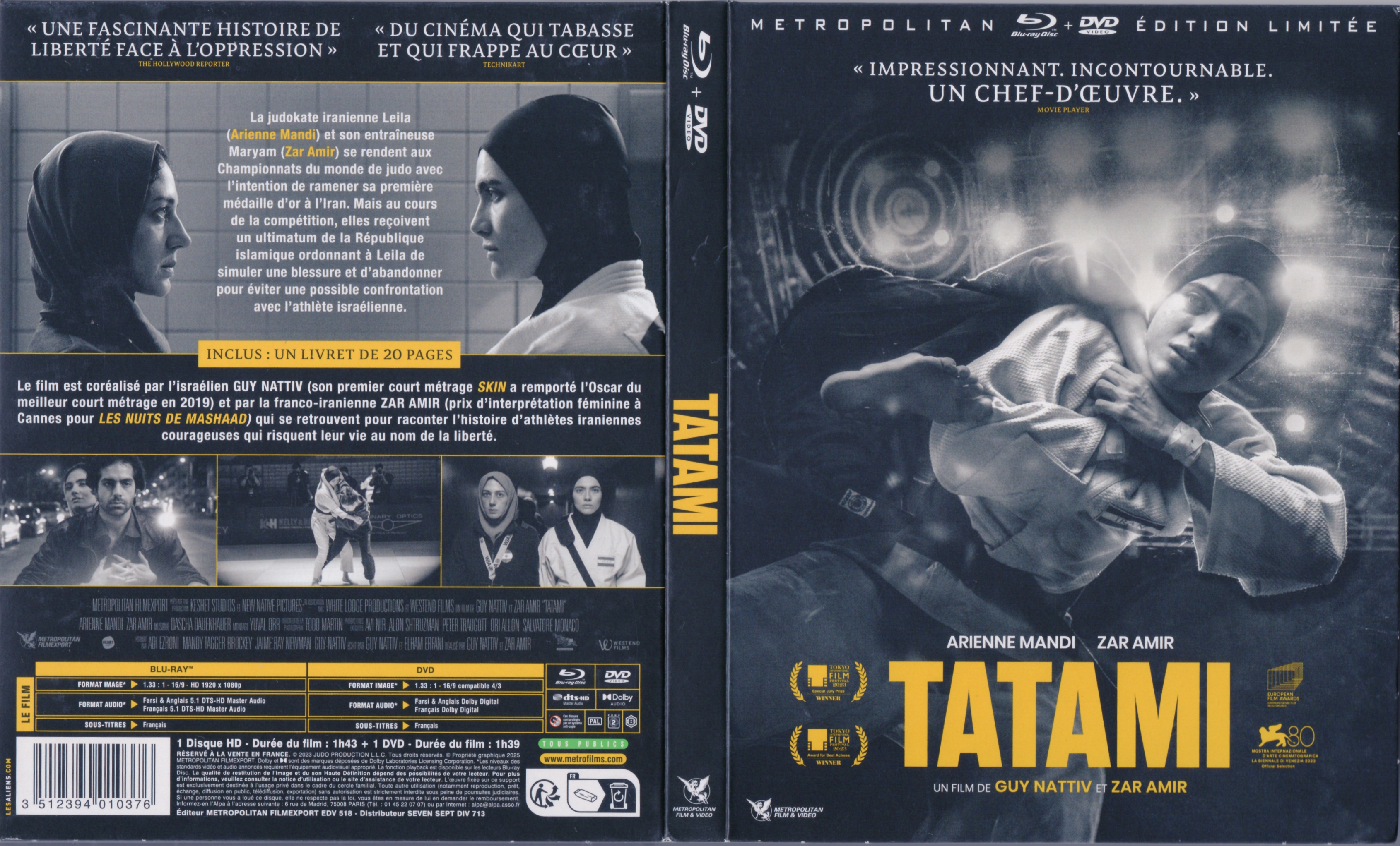 Jaquette DVD Tatami (BLU-RAY)