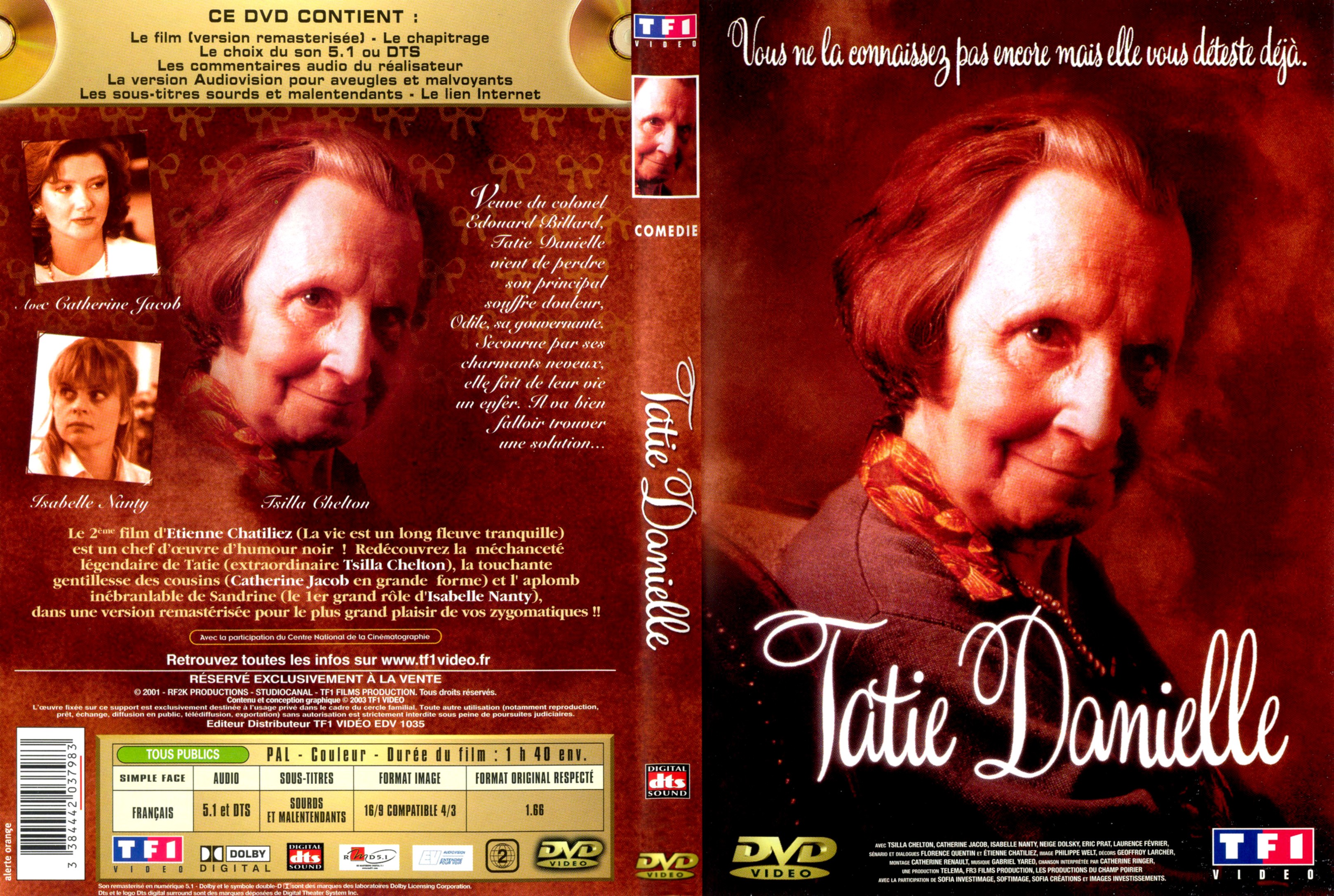 Jaquette DVD Tatie Danielle
