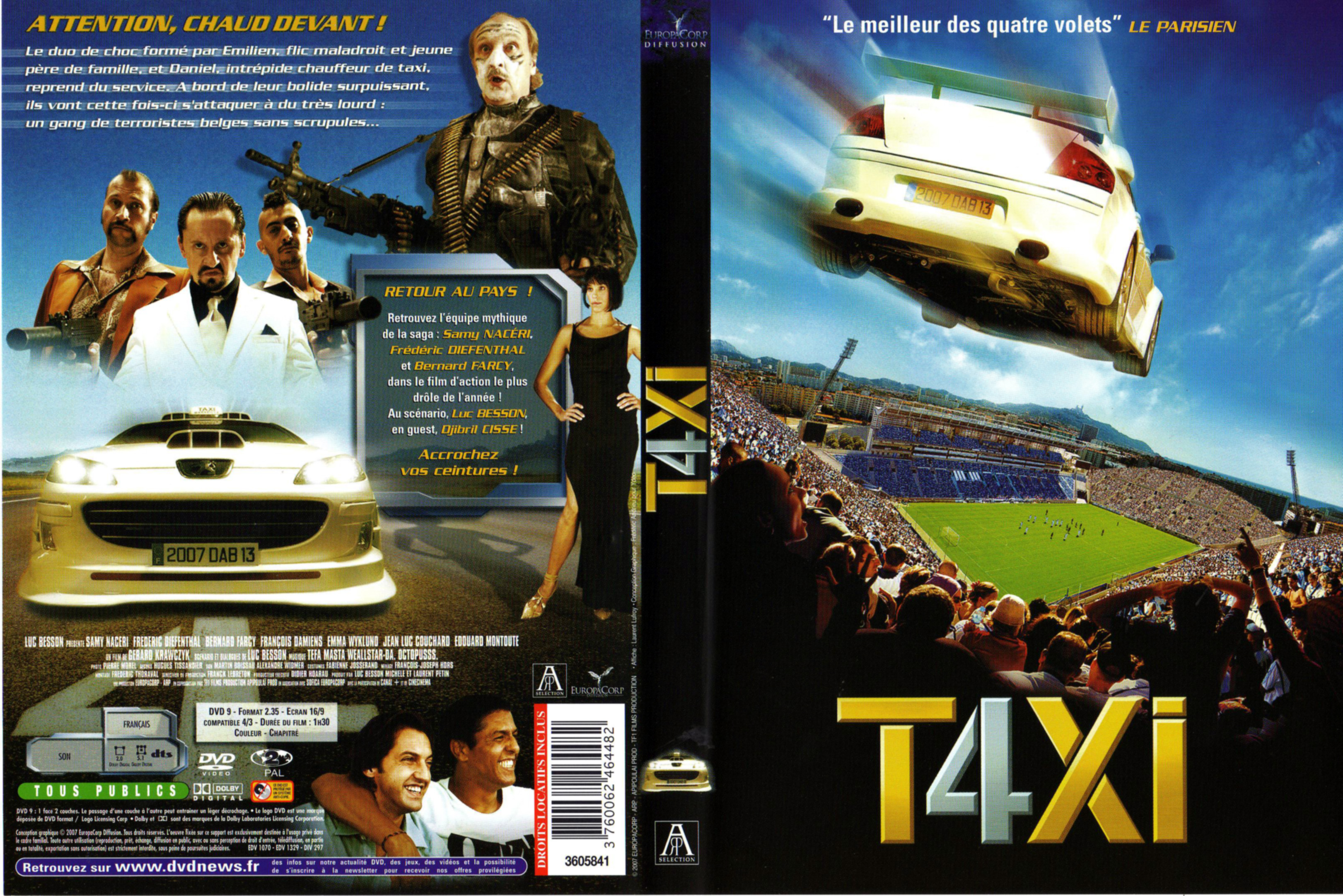 Jaquette DVD Taxi 4