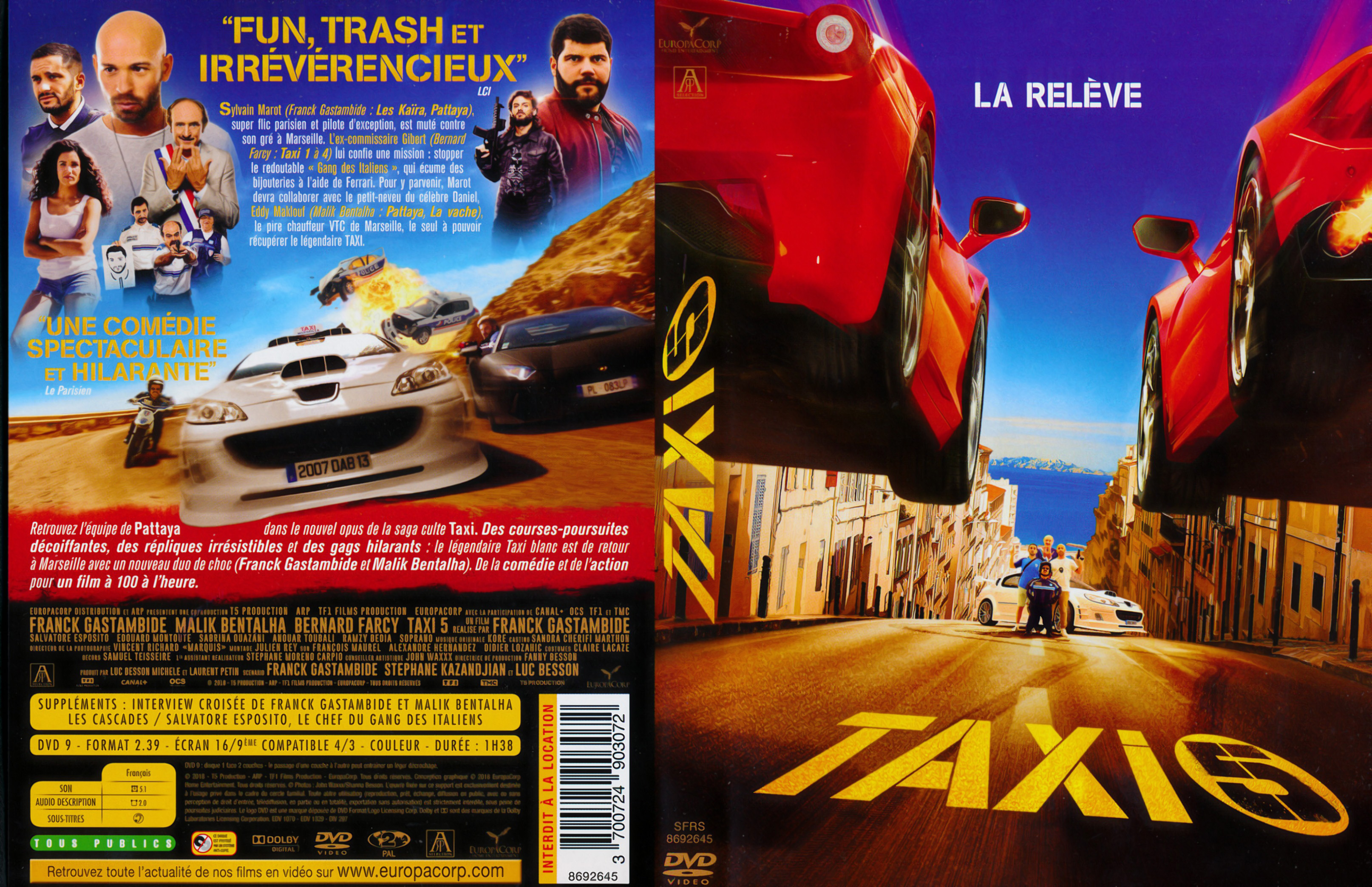 Jaquette DVD Taxi 5
