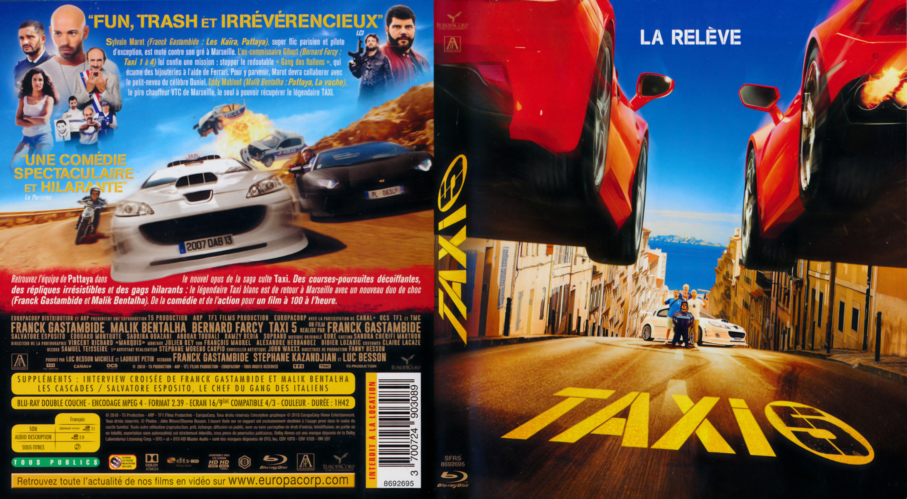 Jaquette DVD Taxi 5 (BLU-RAY)