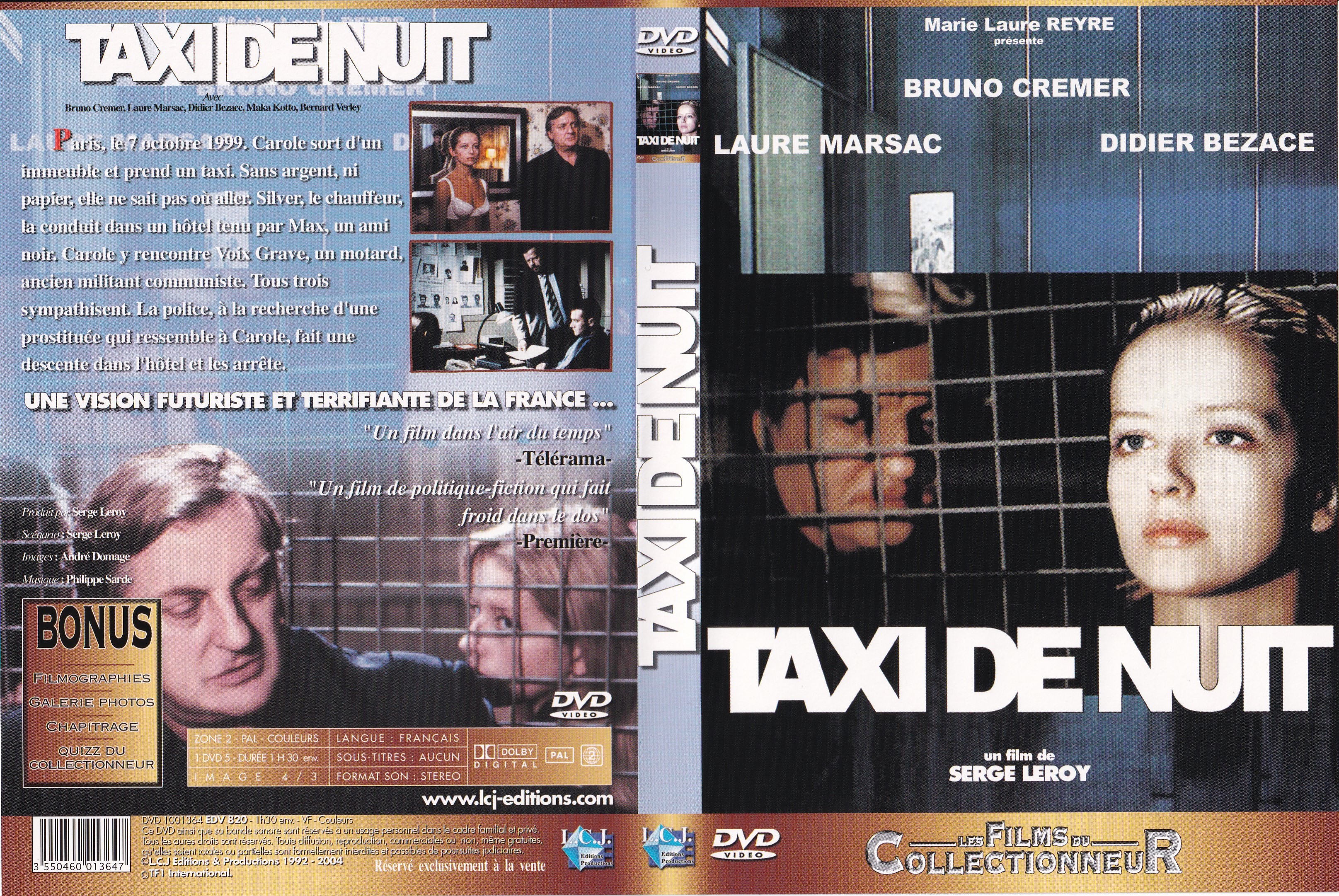 Jaquette DVD Taxi de Nuit