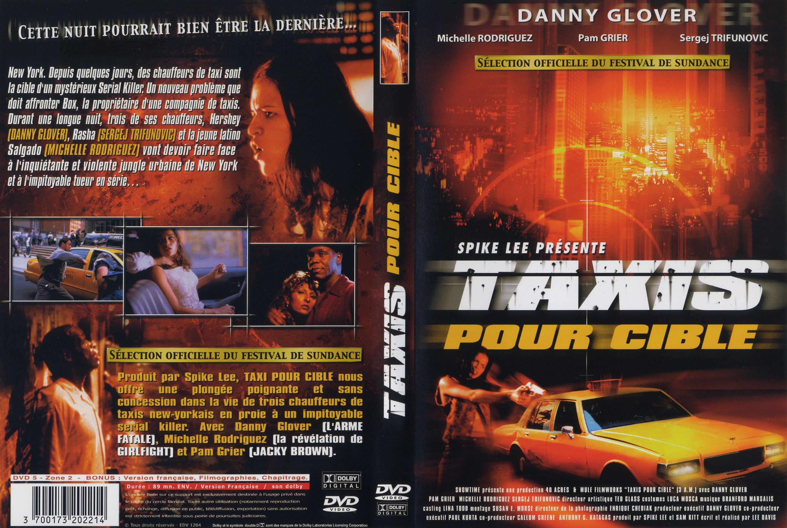 Jaquette DVD Taxis pour cible