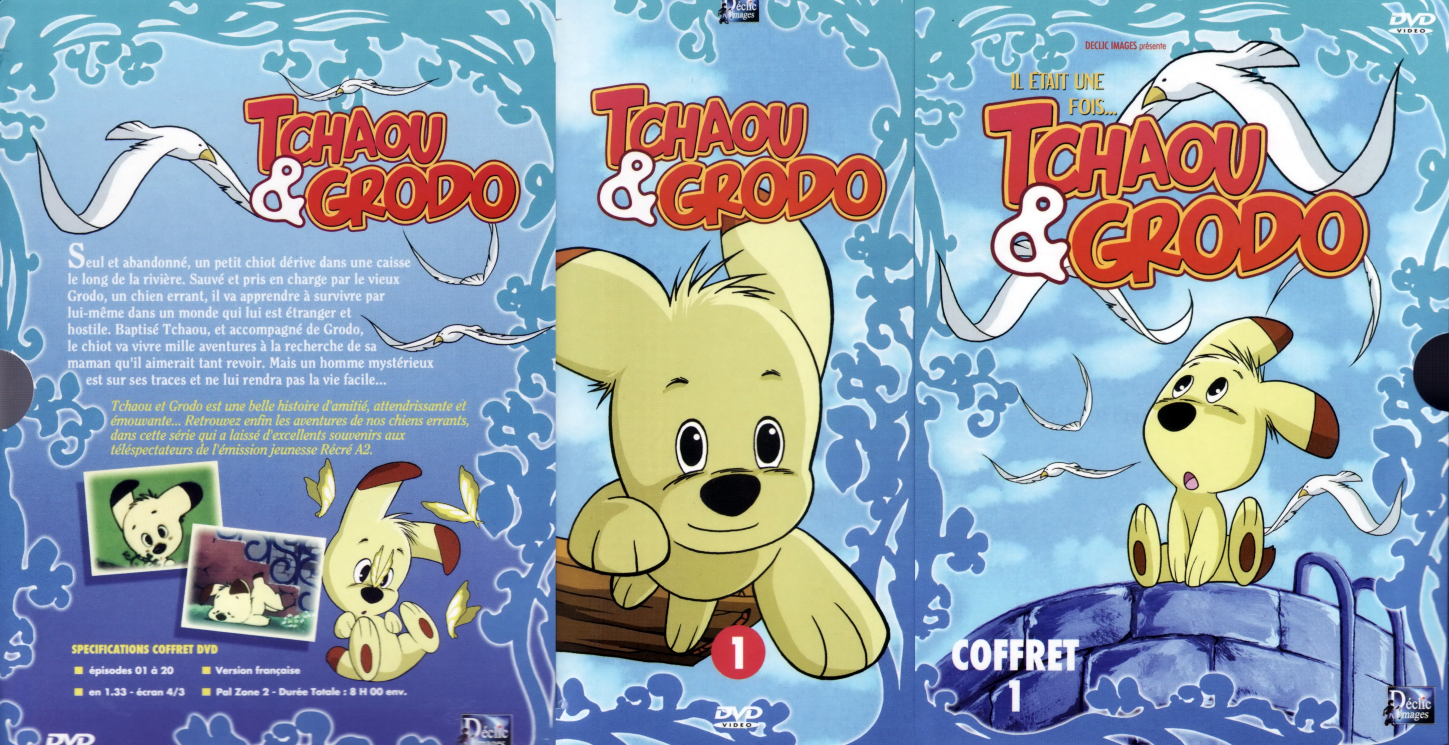 Jaquette DVD Tchaou et Grodo COFFRET 1