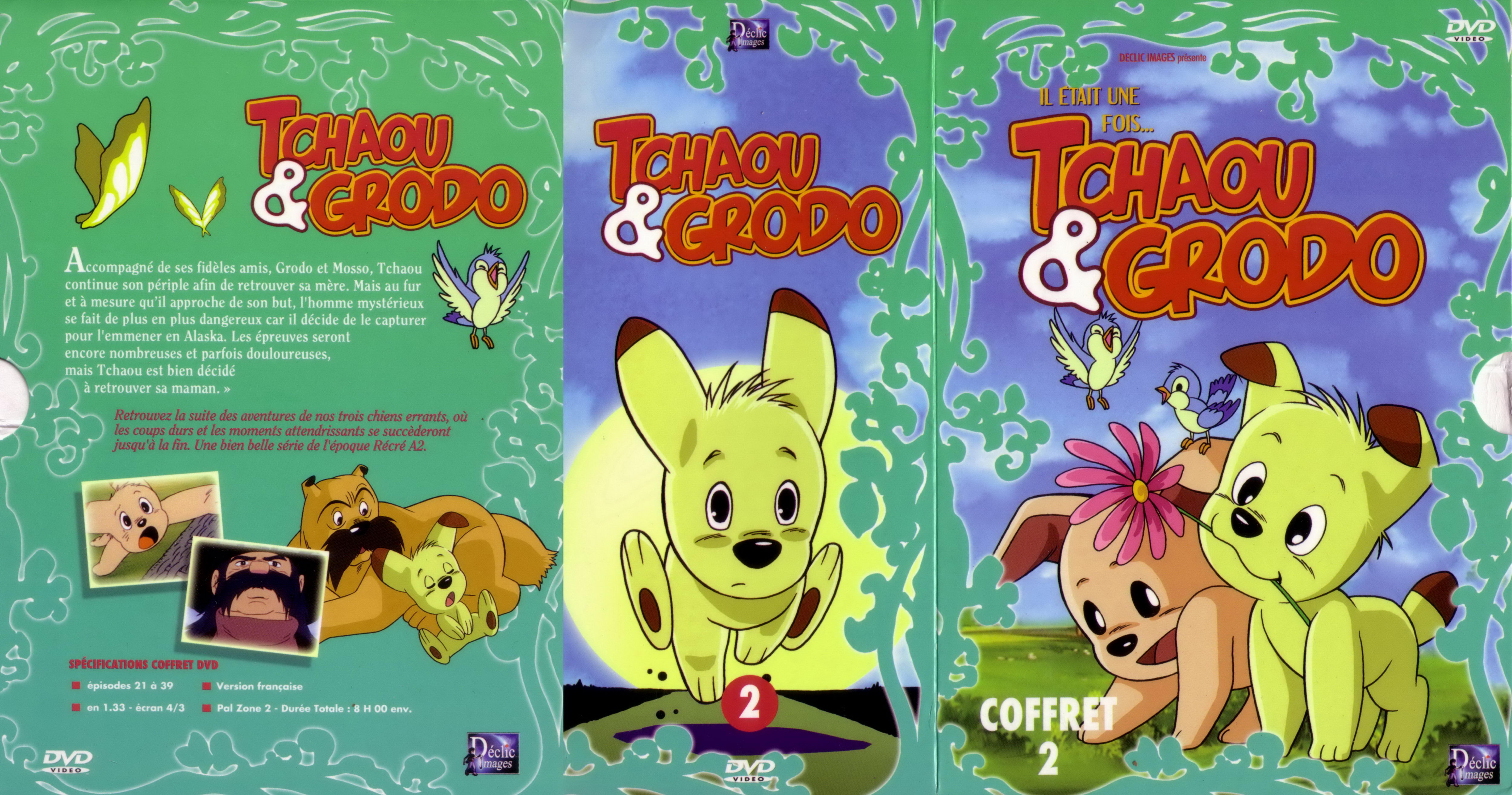 Jaquette DVD Tchaou et Grodo COFFRET 2