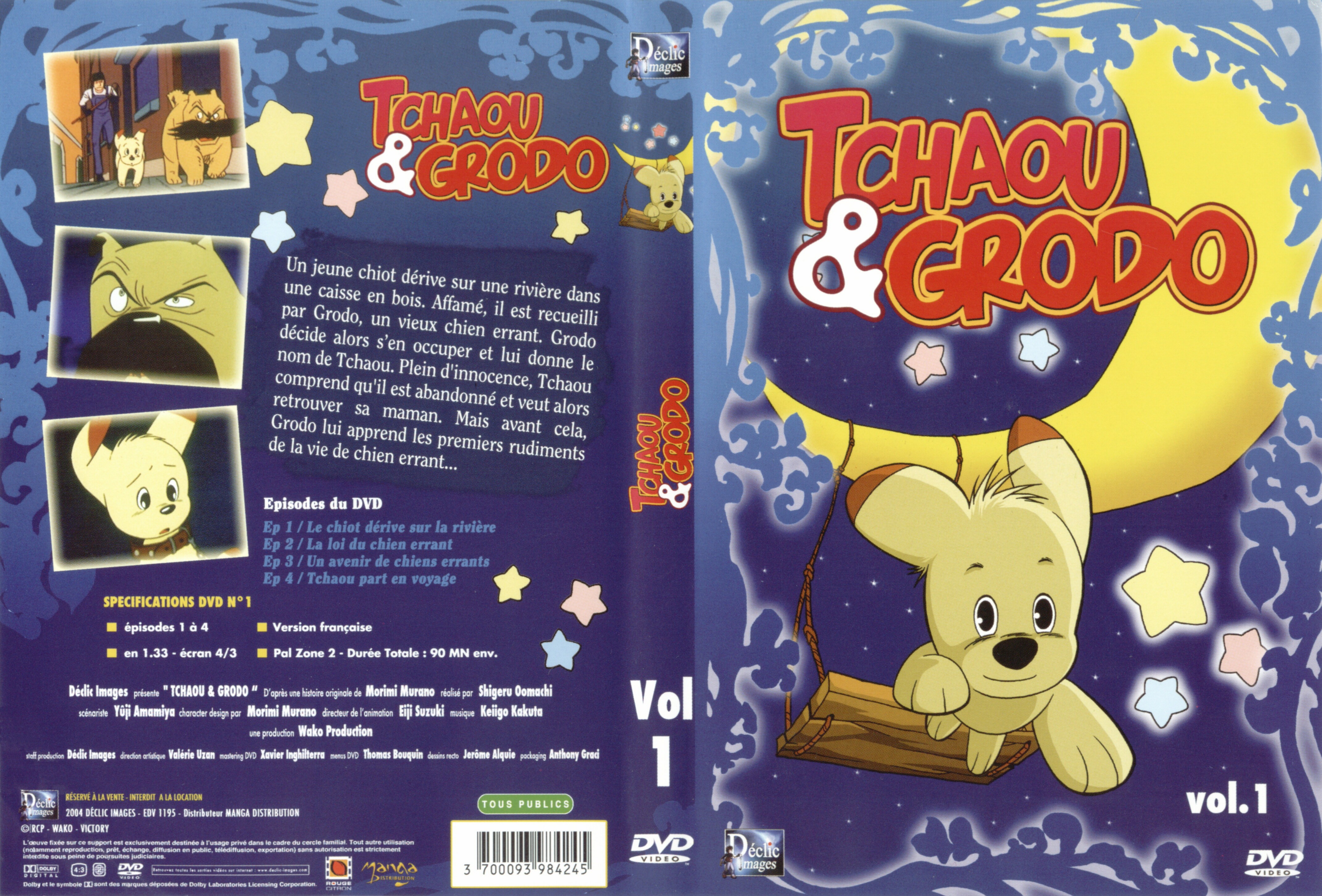 Jaquette DVD Tchaou et Grodo vol 01