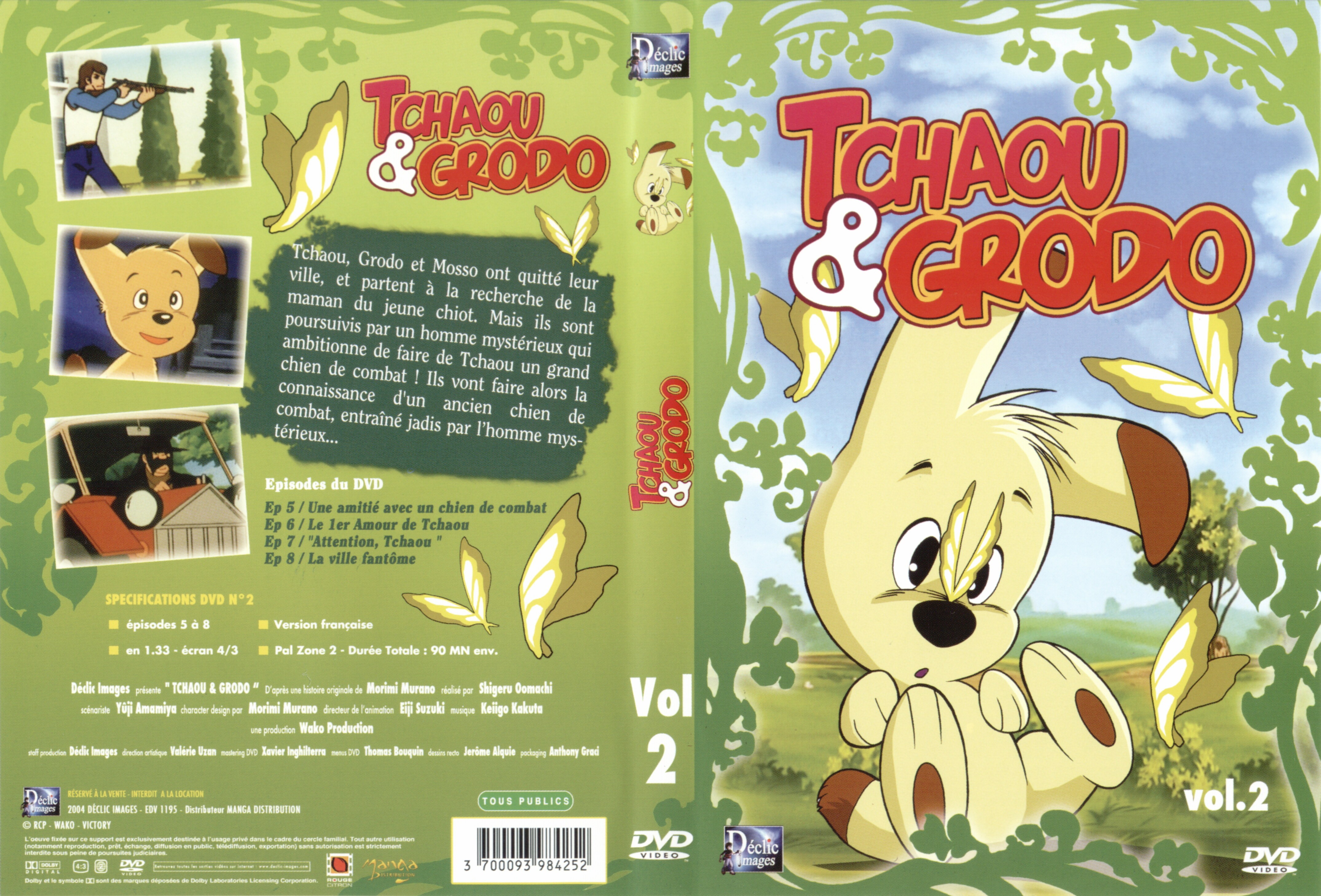 Jaquette DVD Tchaou et Grodo vol 02