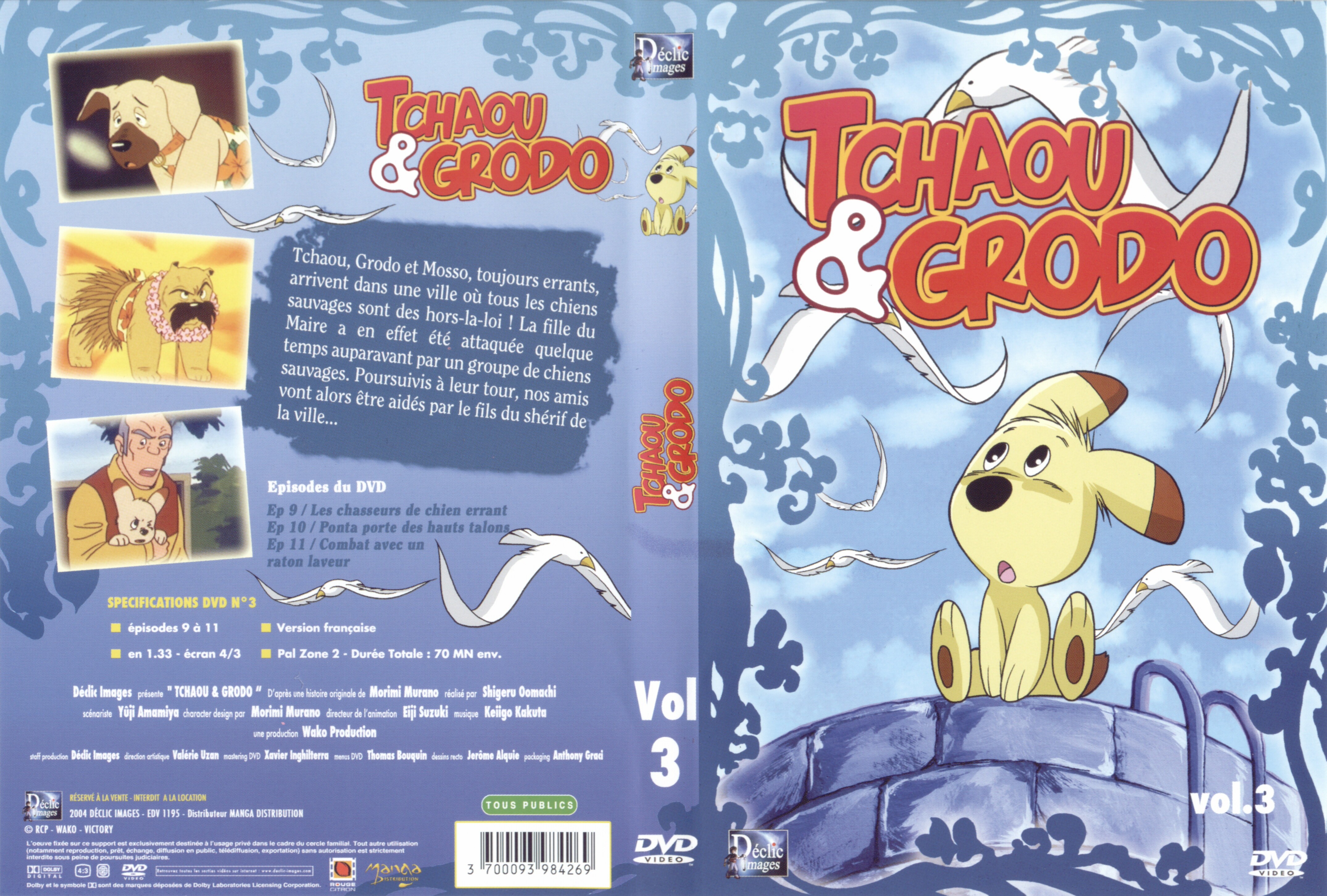 Jaquette DVD Tchaou et Grodo vol 03