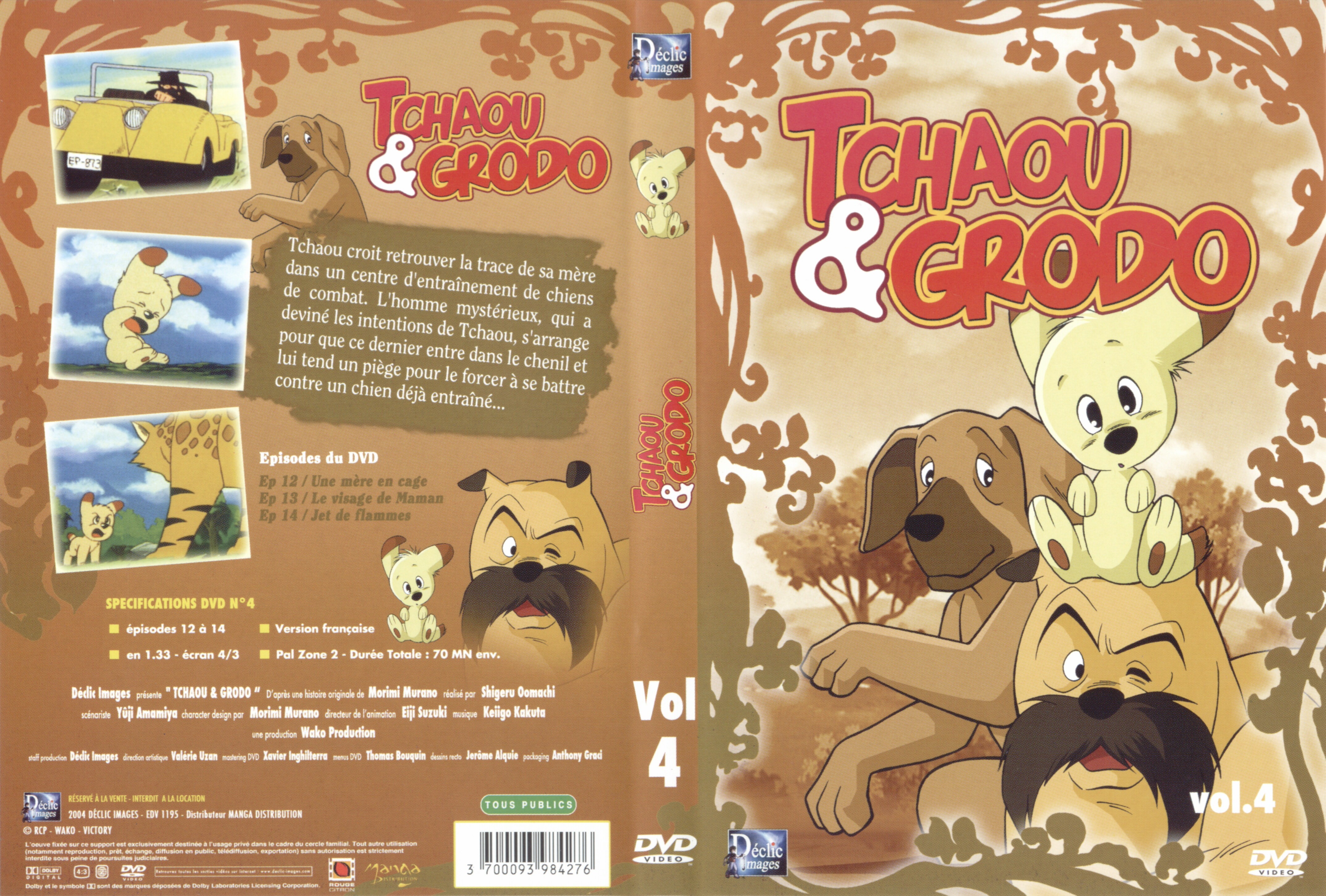 Jaquette DVD Tchaou et Grodo vol 04