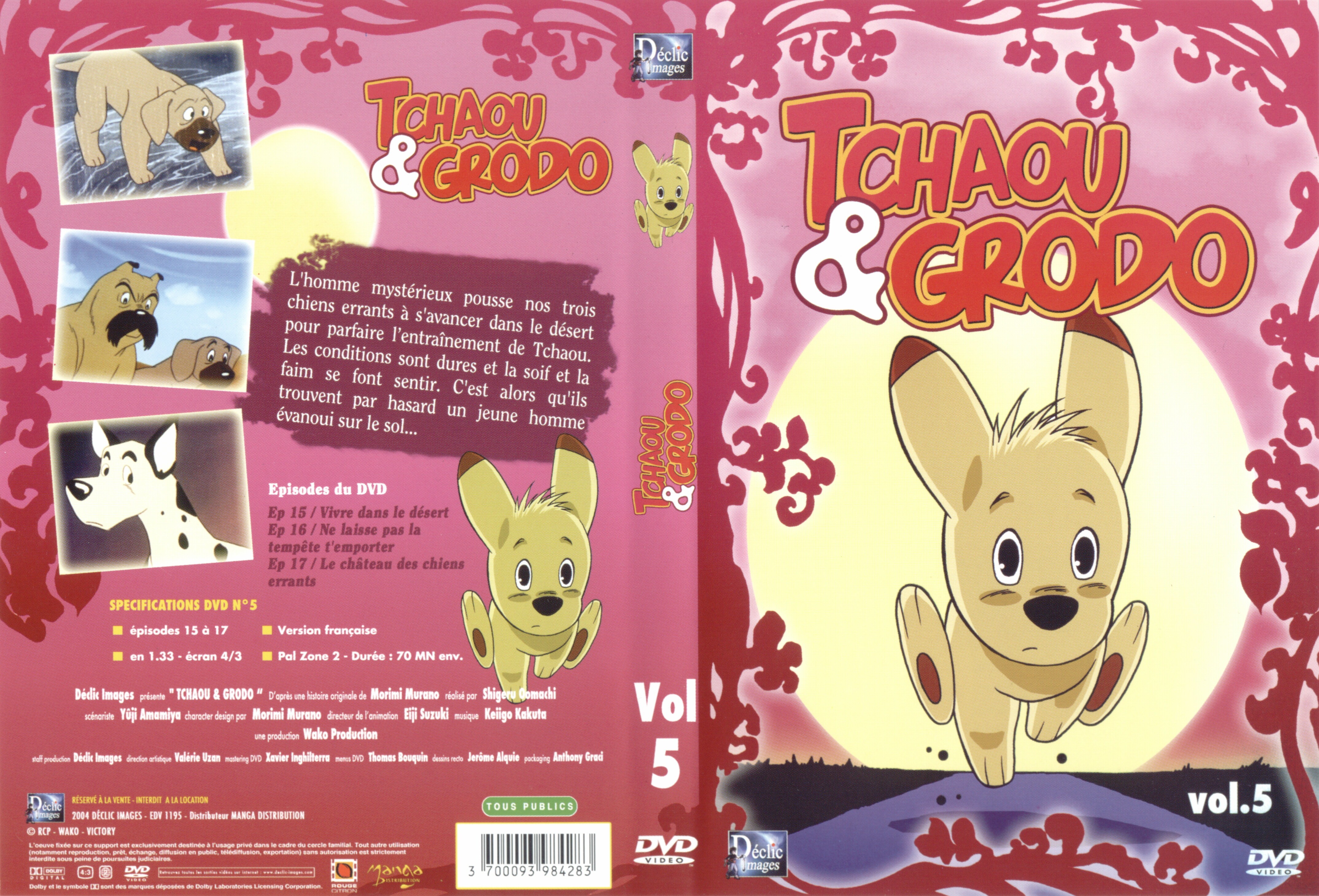 Jaquette DVD Tchaou et Grodo vol 05