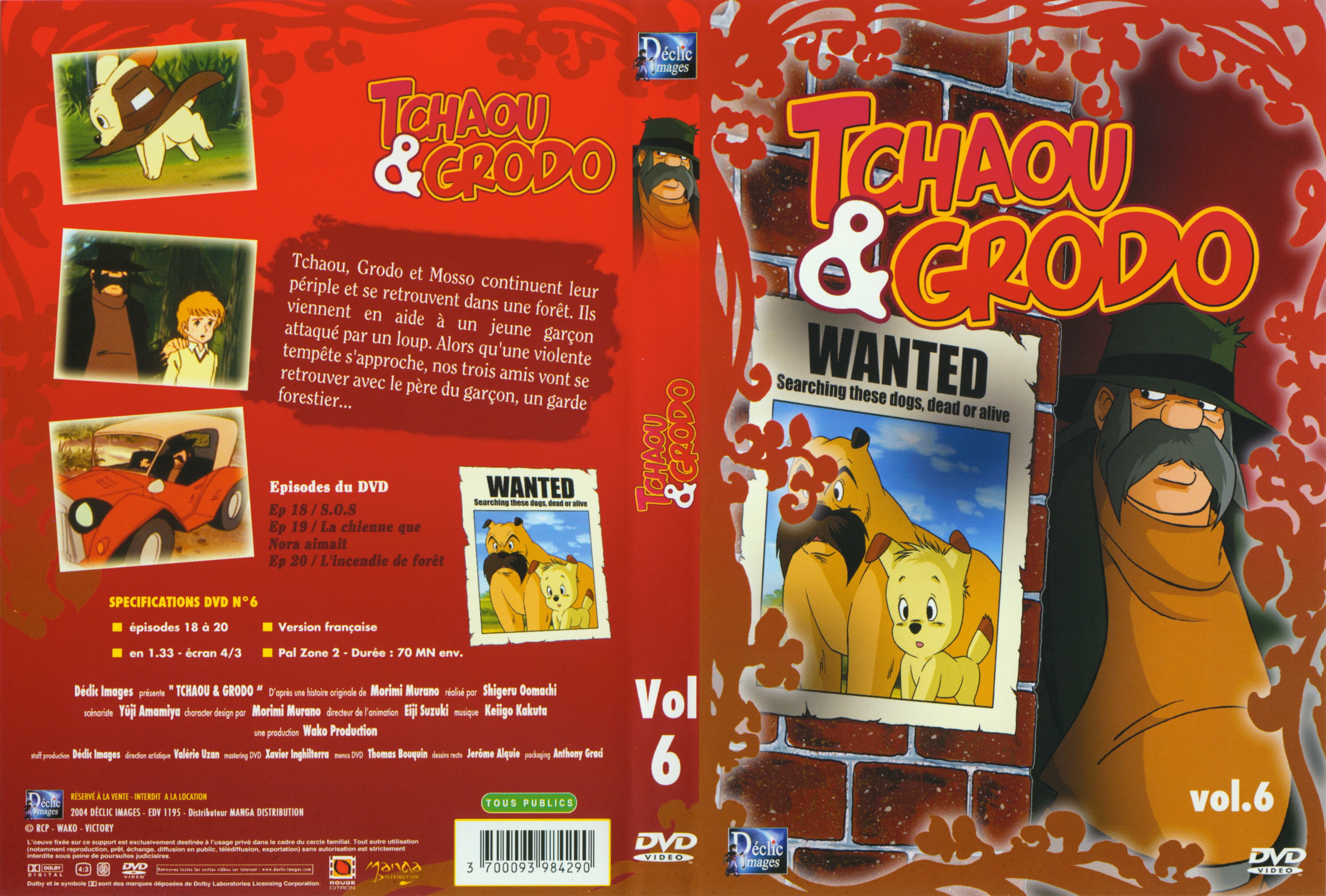 Jaquette DVD Tchaou et Grodo vol 06