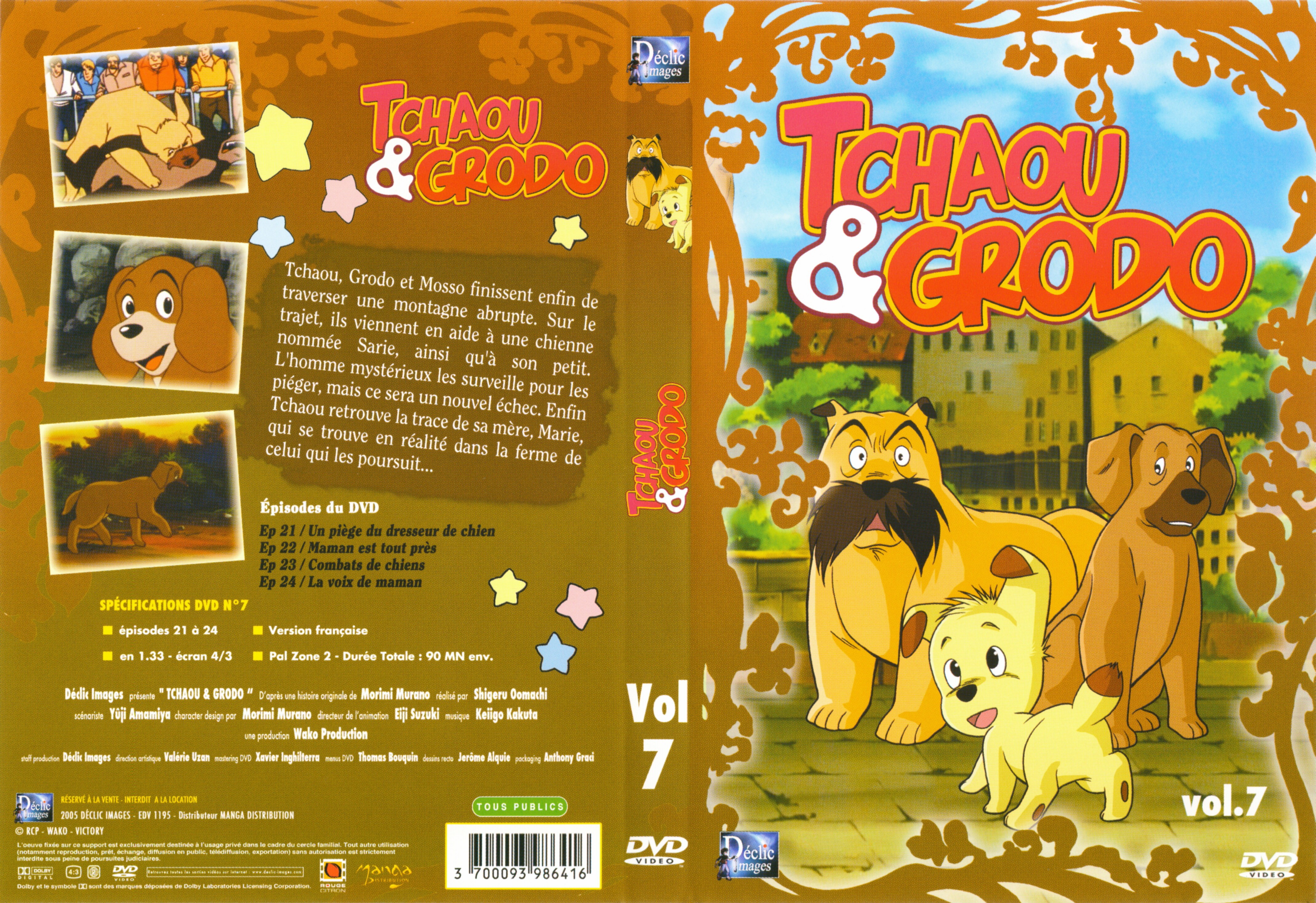 Jaquette DVD Tchaou et Grodo vol 07