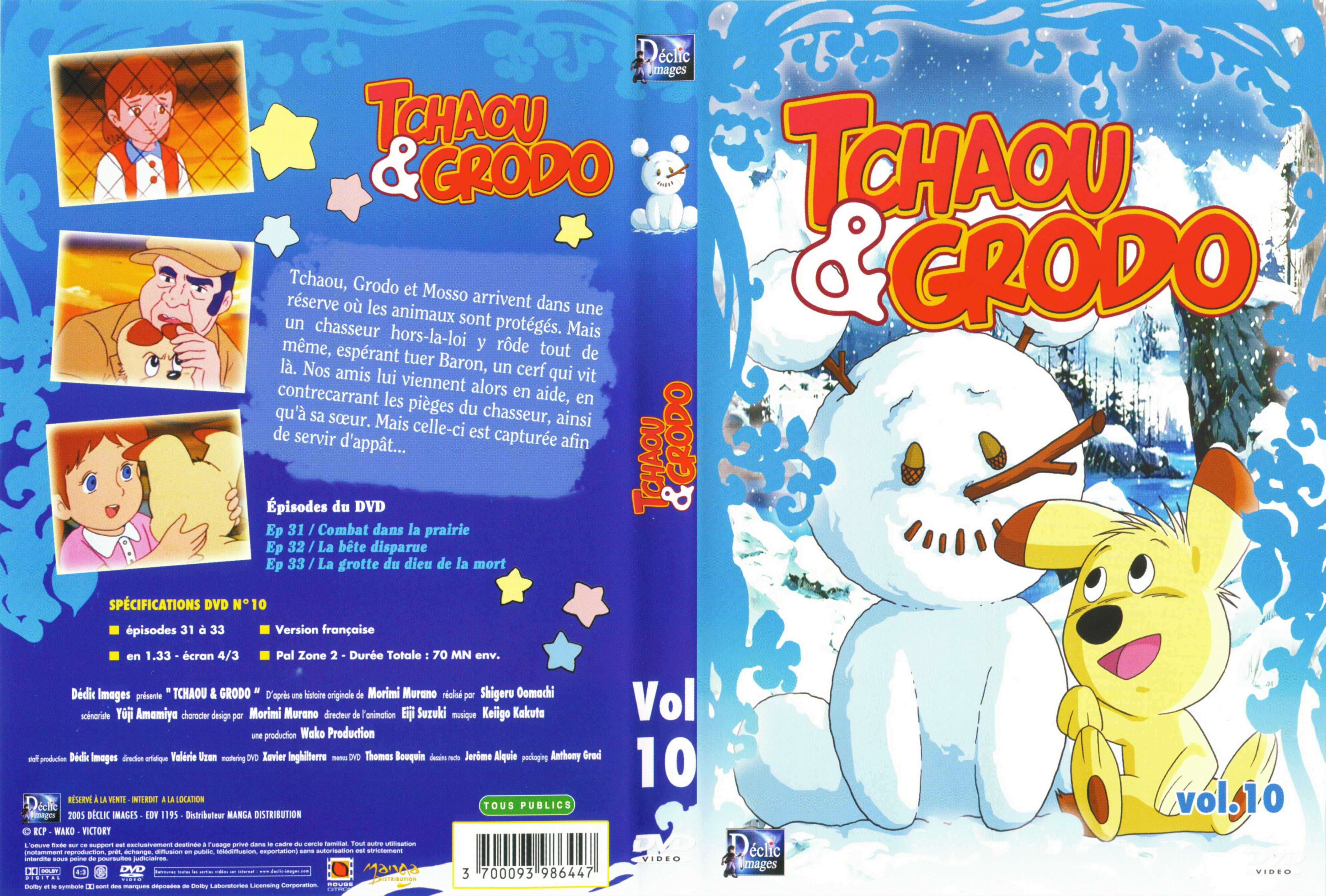 Jaquette DVD Tchaou et Grodo vol 10