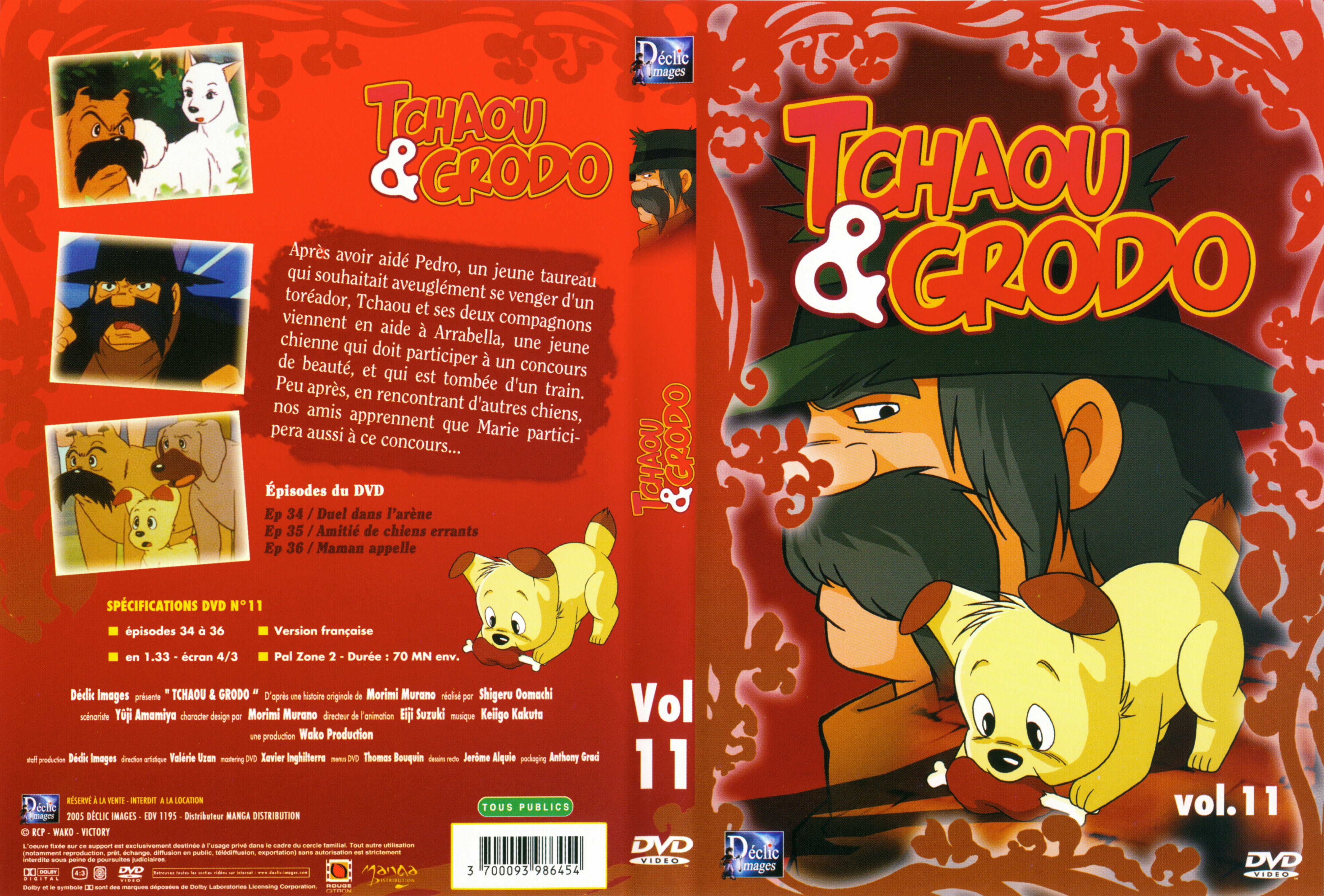 Jaquette DVD Tchaou et Grodo vol 11