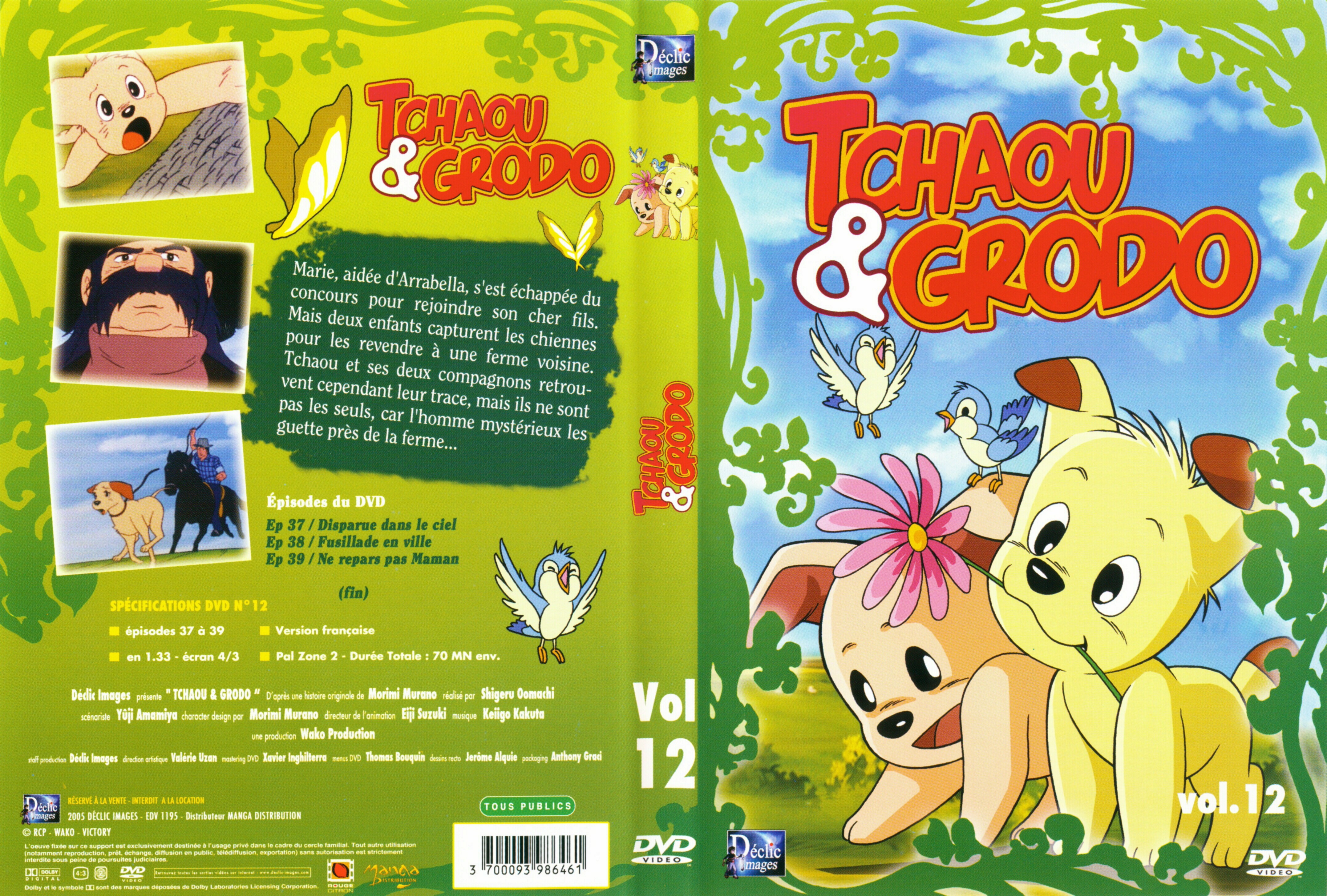 Jaquette DVD Tchaou et Grodo vol 12