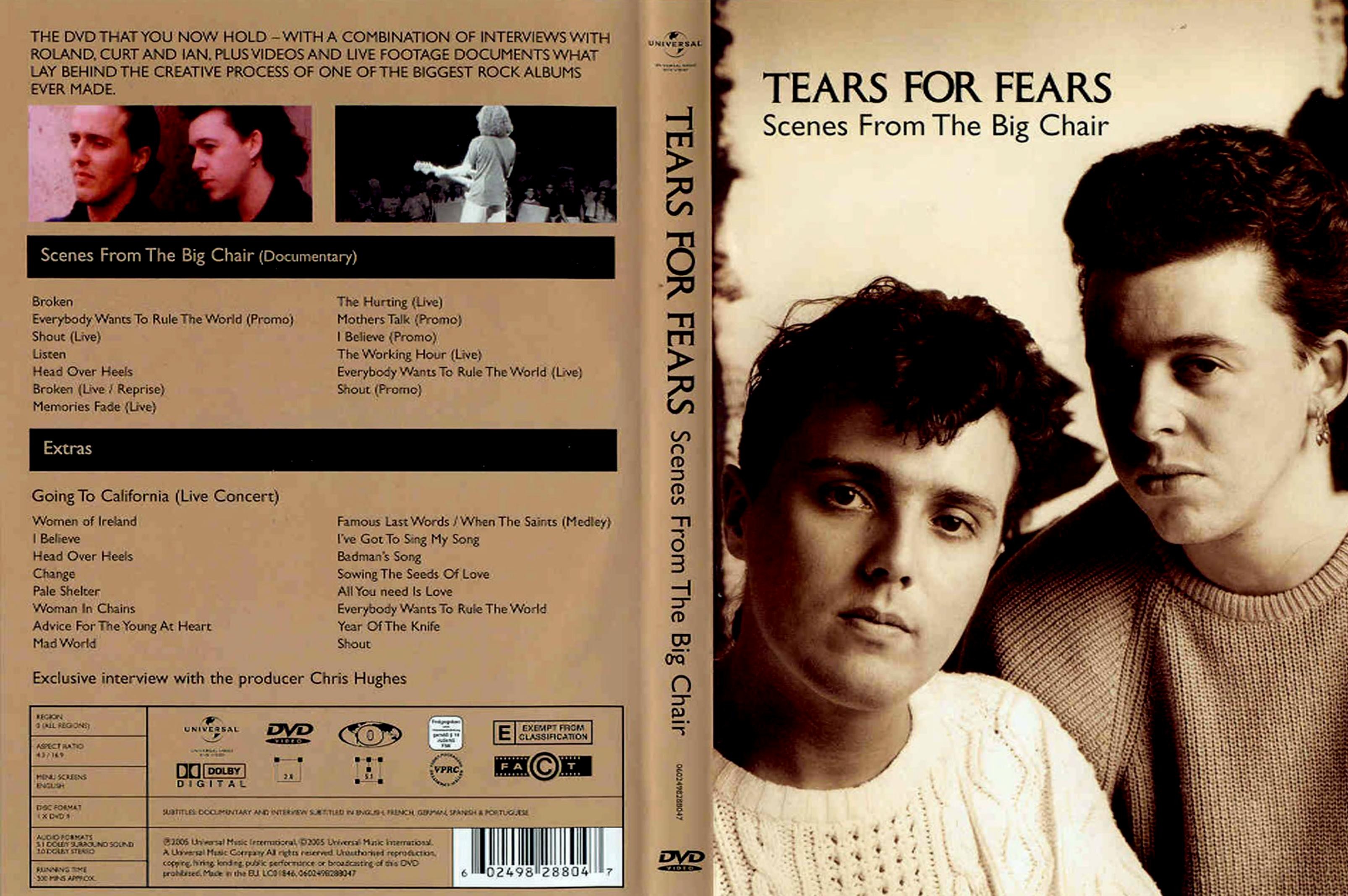 Jaquette DVD Tears for fear