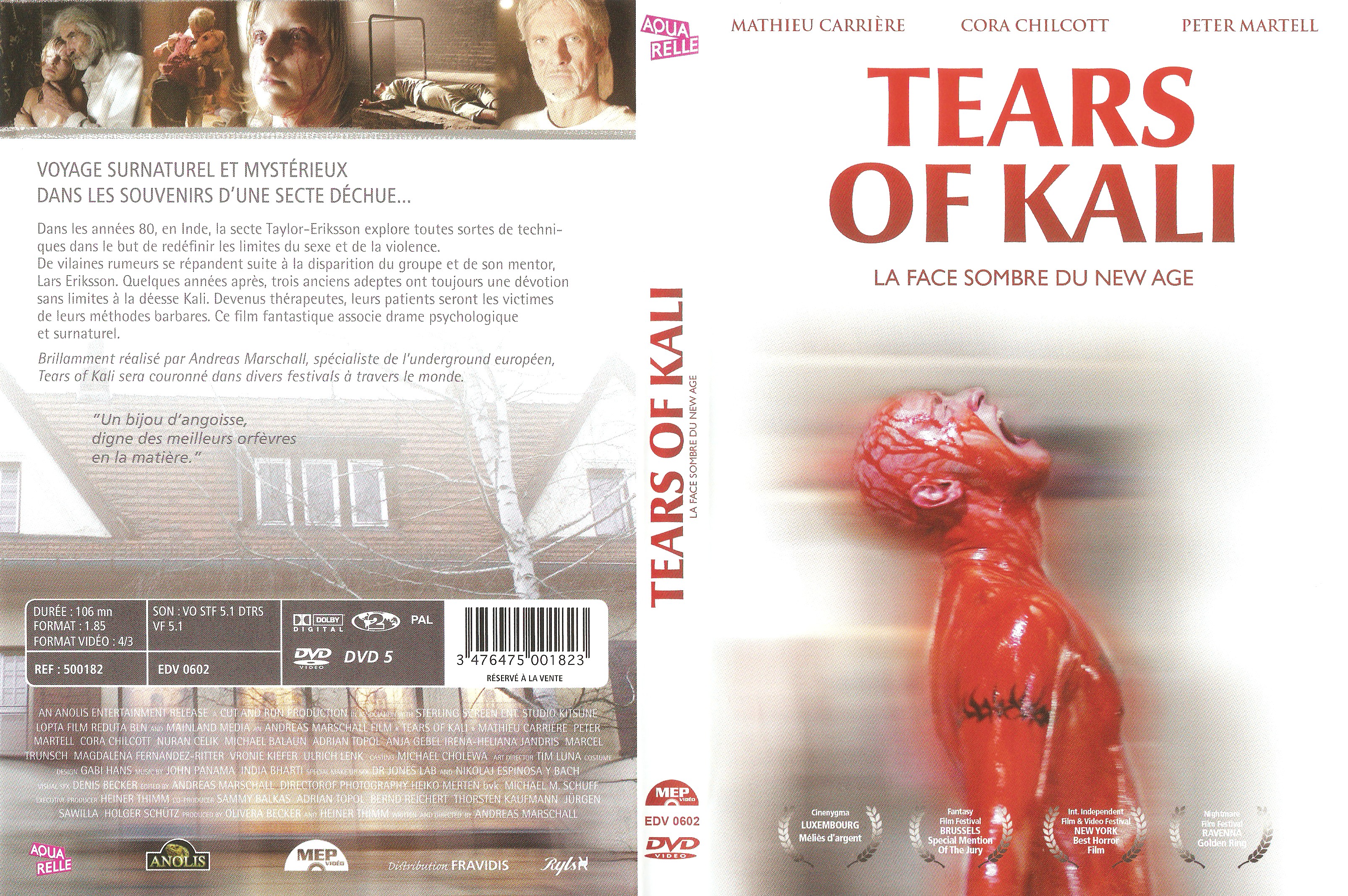 Jaquette DVD Tears of Kali