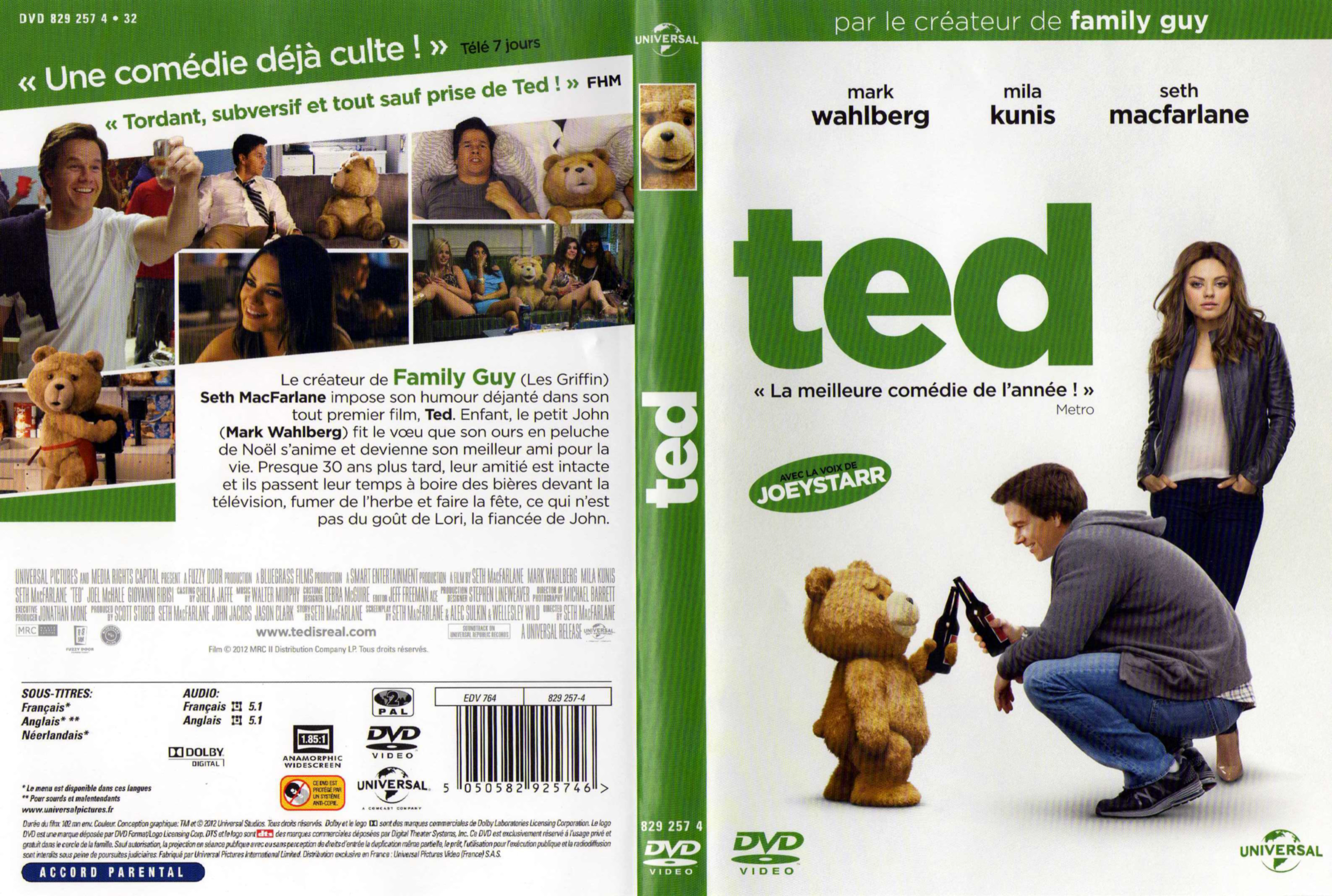 Jaquette DVD Ted
