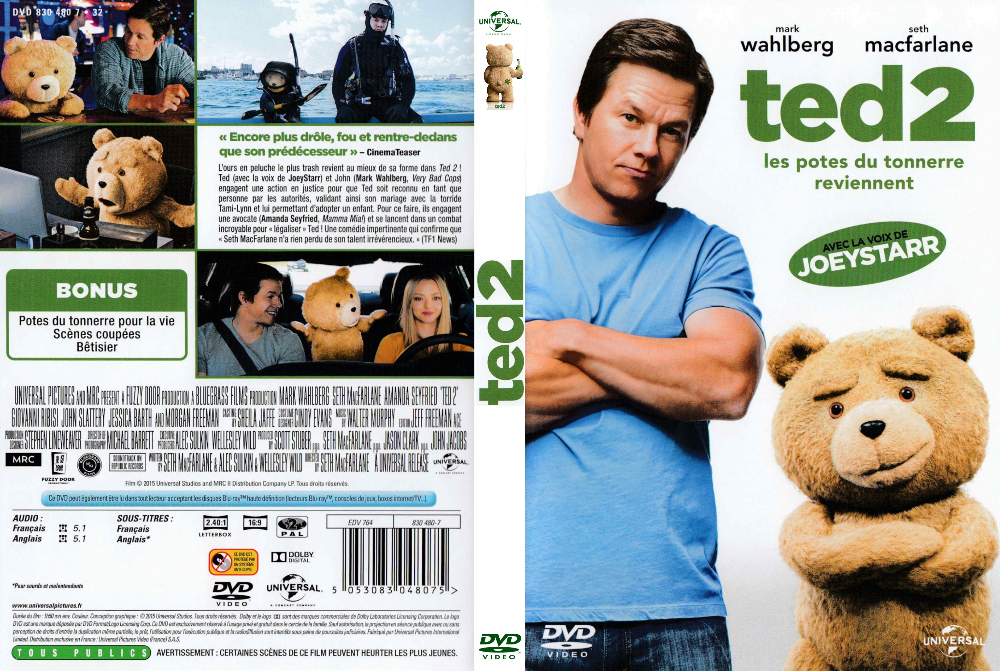 Jaquette DVD Ted 2