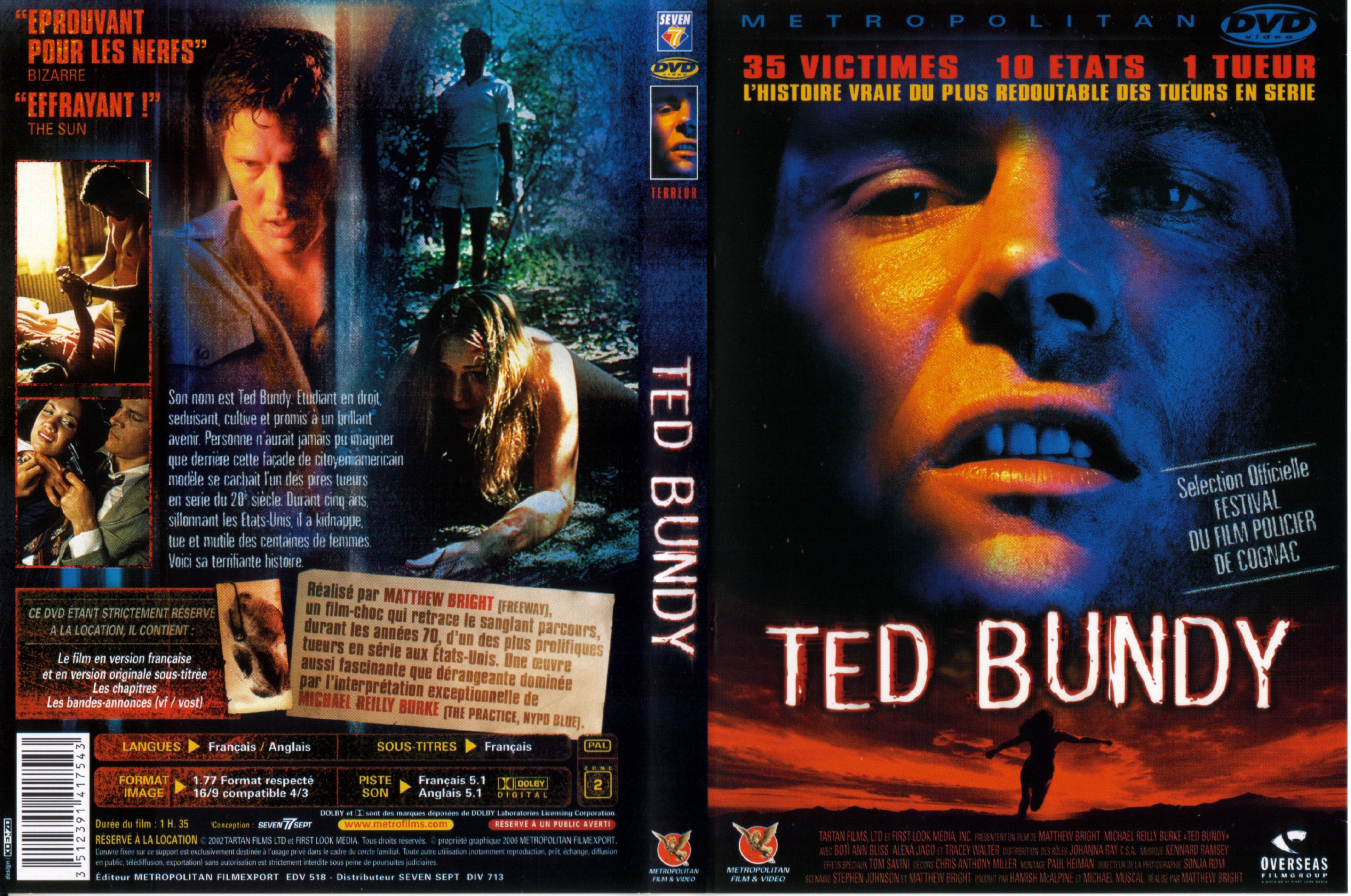 Jaquette DVD Ted Bundy v2