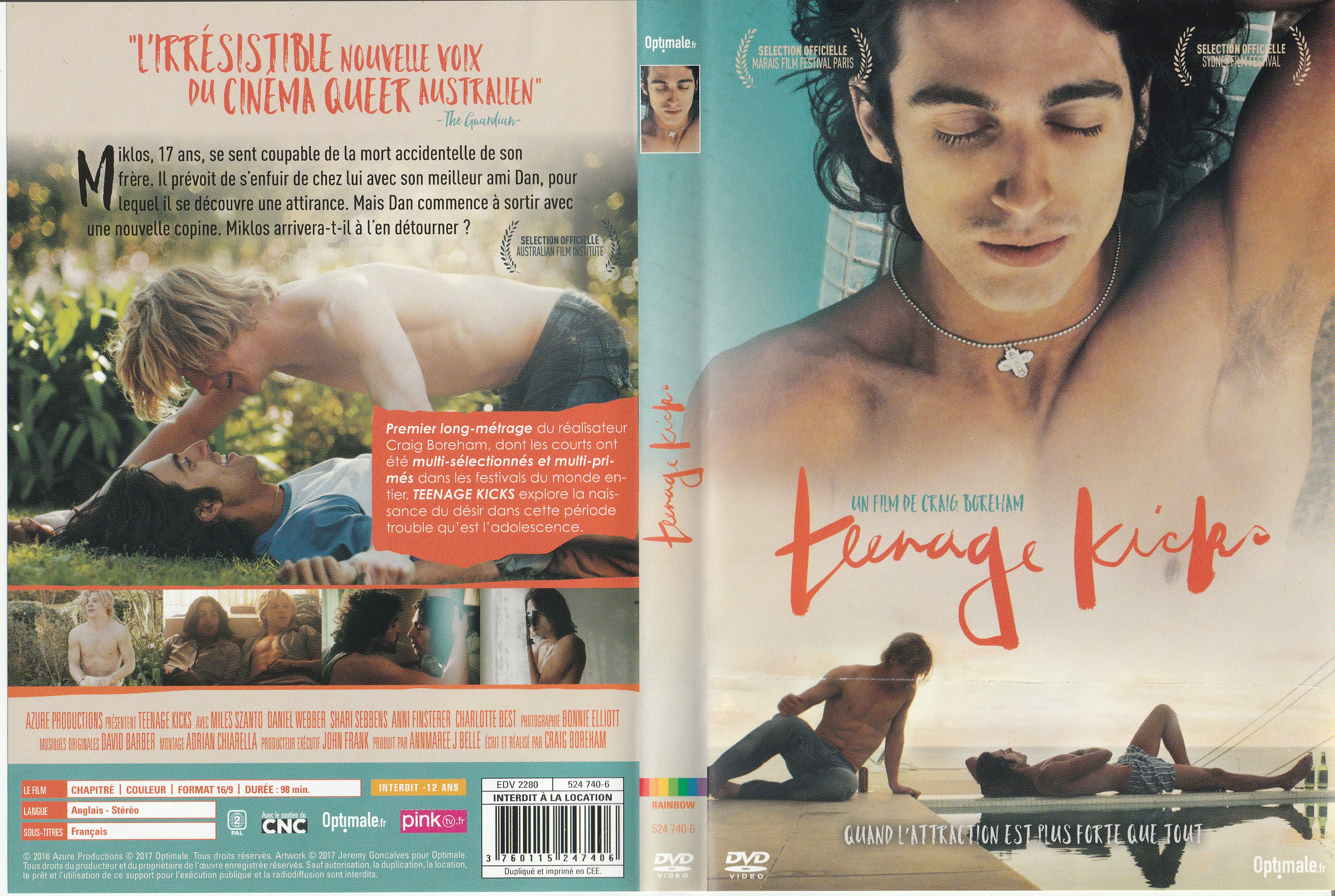 Jaquette DVD Teenage kicks