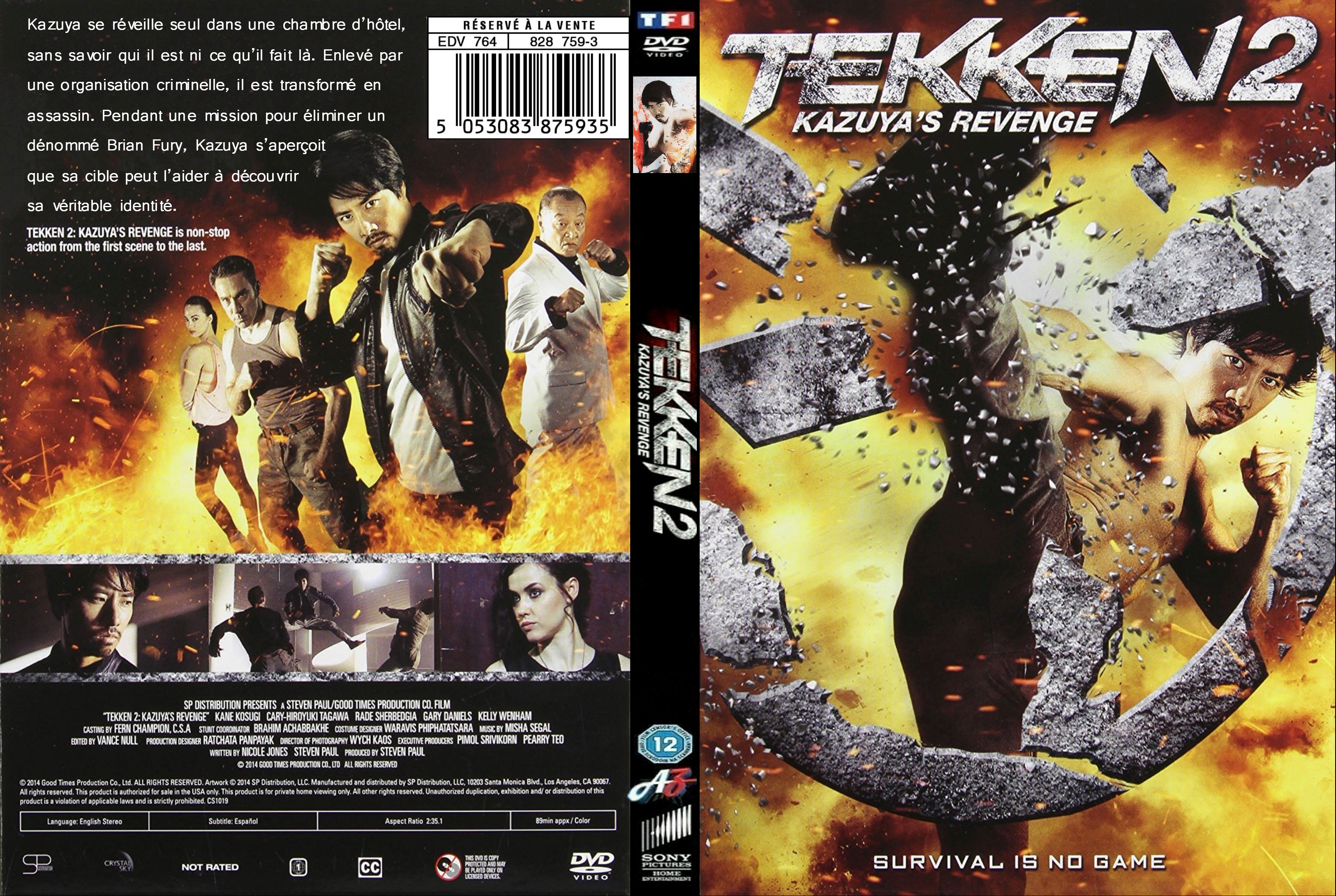 Jaquette DVD Tekken 2 custom