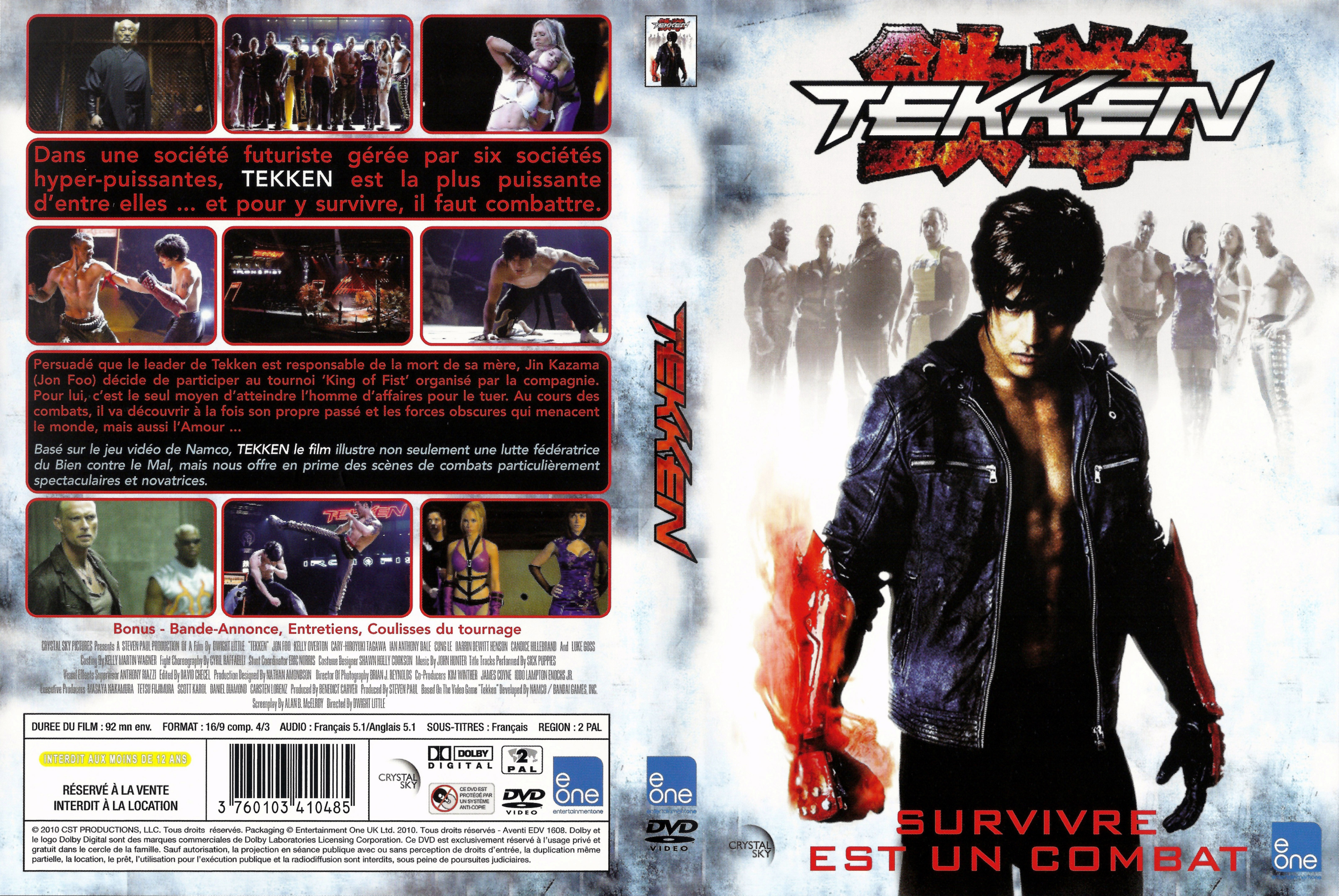 Jaquette DVD Tekken (Film)